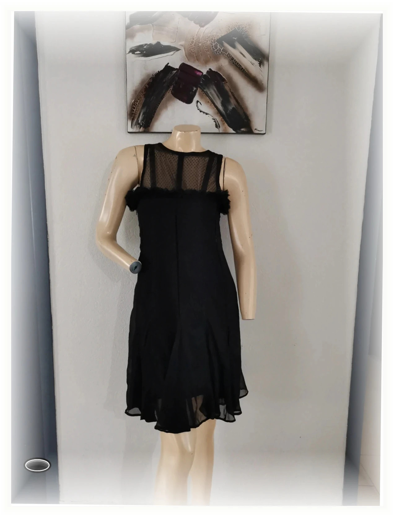 très belle robe taille soirée xs Ddp noir