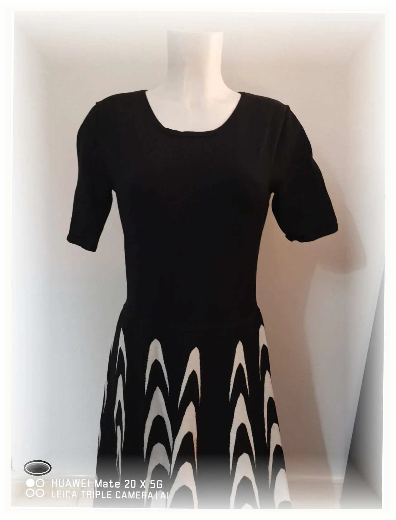 très belle robe marque Apart taille 40 noir et blanche – Apart – taille L / 40 / 12 4