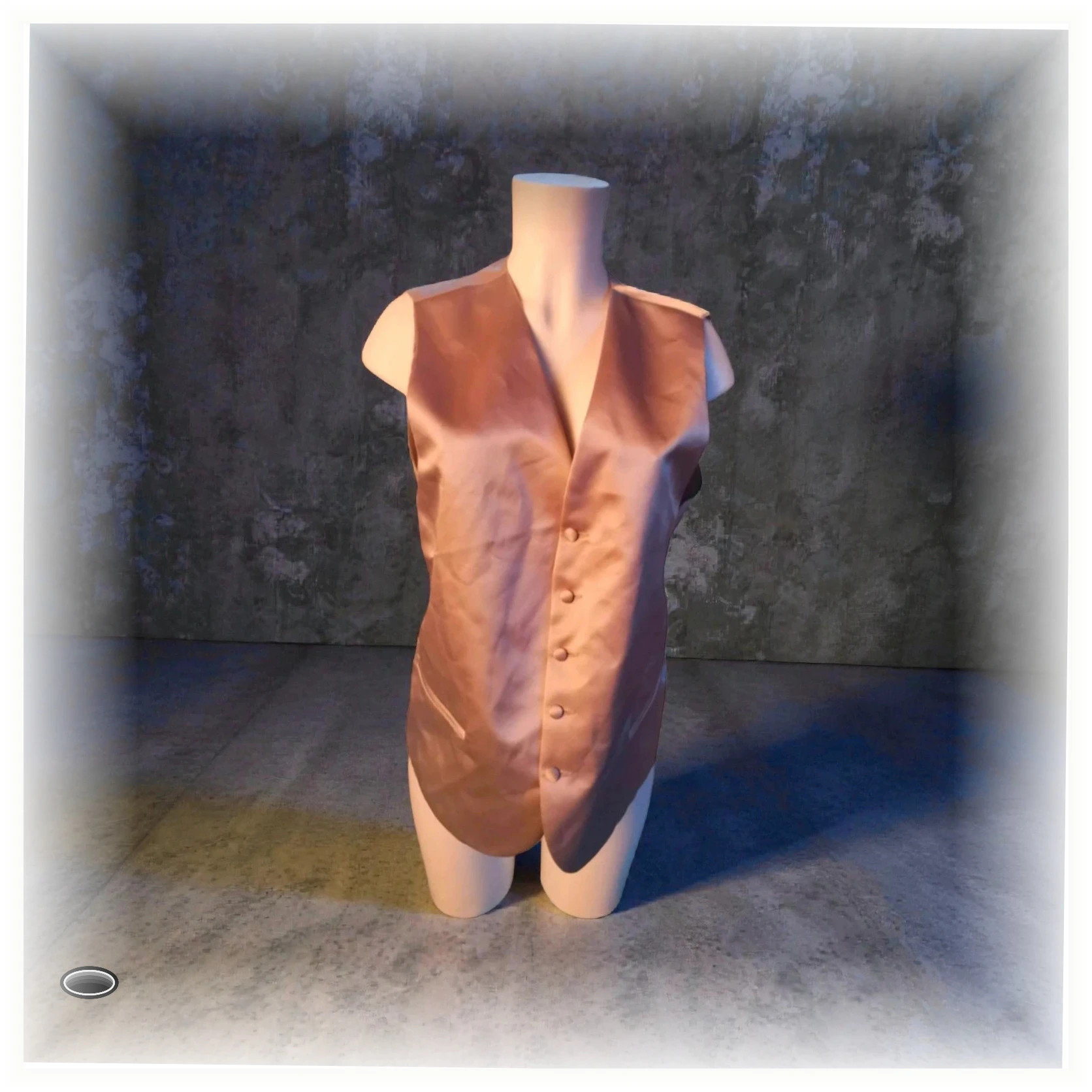 gilet costume taille L ceremony gris cendre
