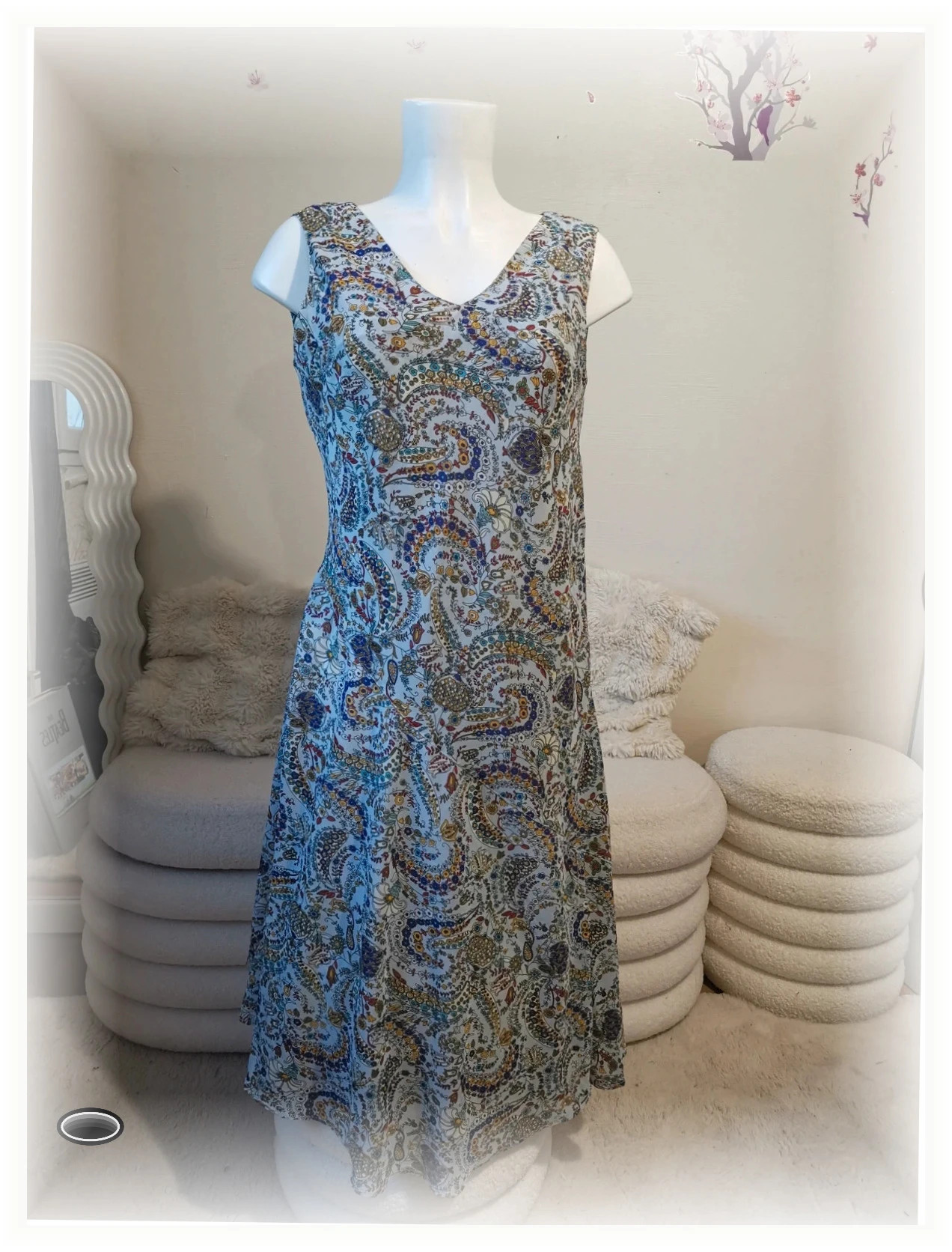 très belle robe taille 38 longue légère fluide – Belle – taille M / 38 / 10 4