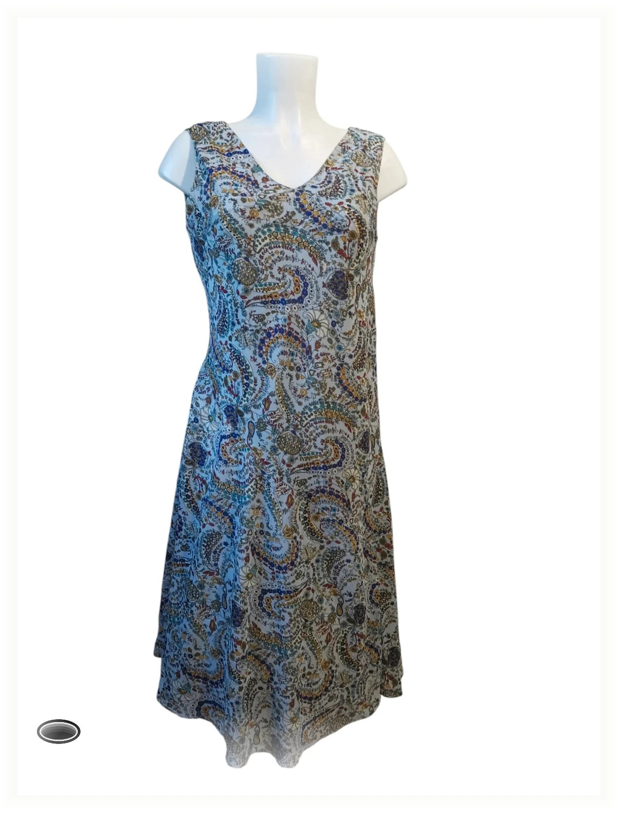 très belle robe taille 38 longue légère fluide