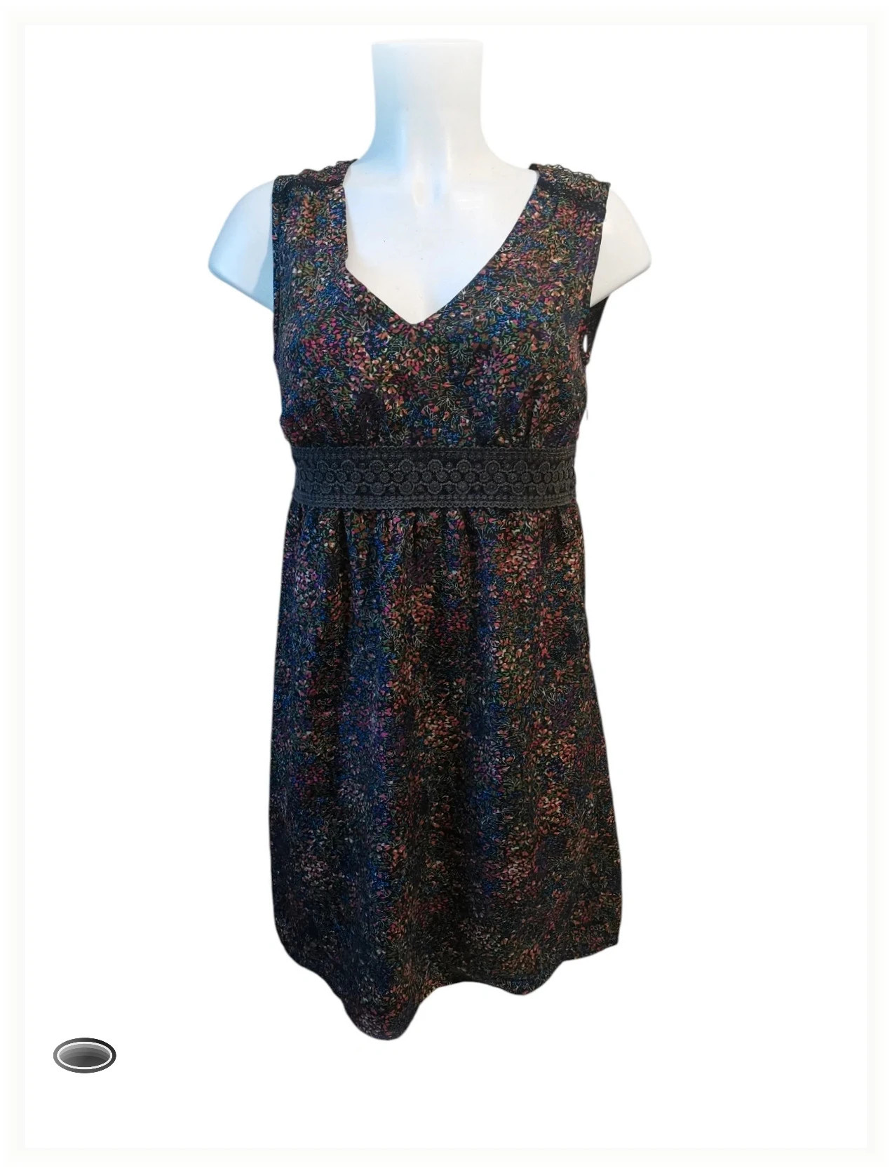 très belle robe taille s sud express toucher soie