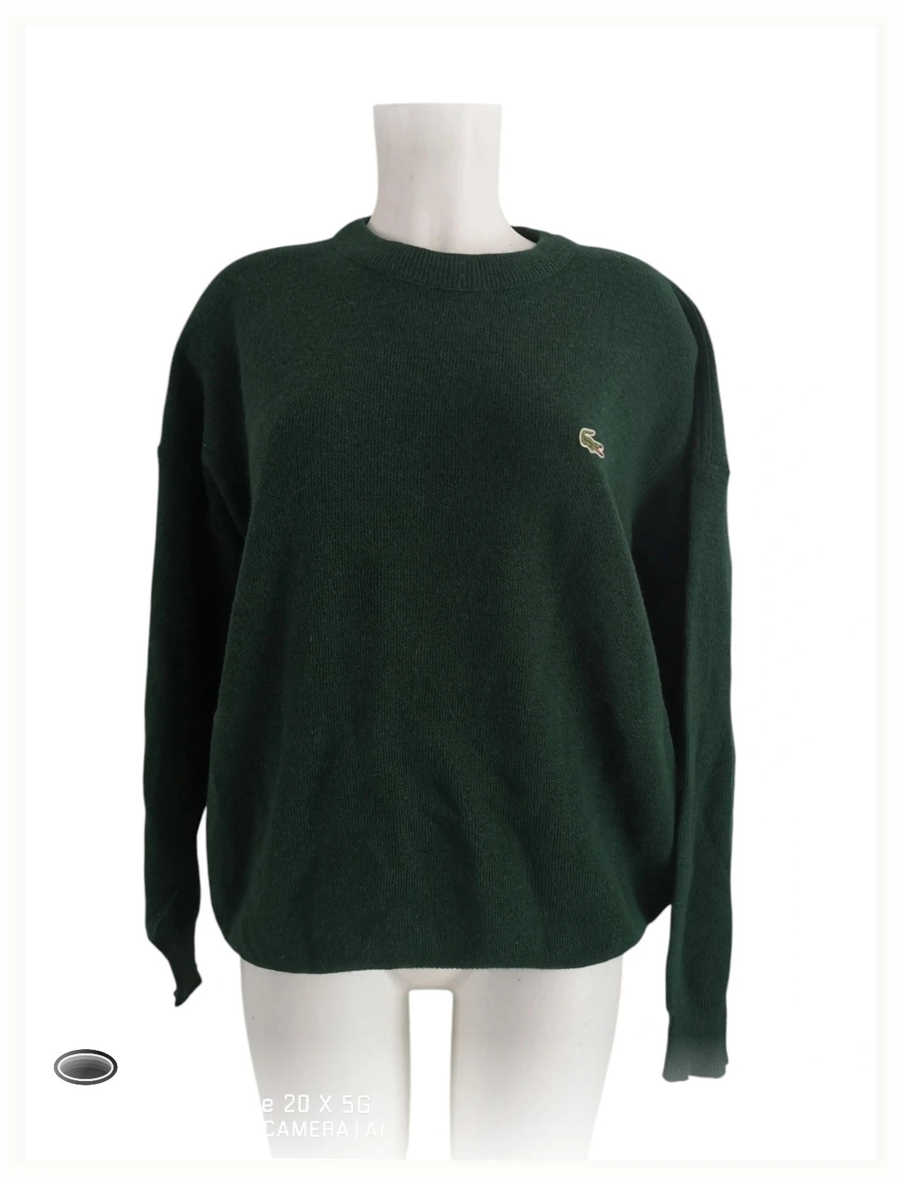 pull lacoste vert vintage taille s – Lacoste – taille S 2