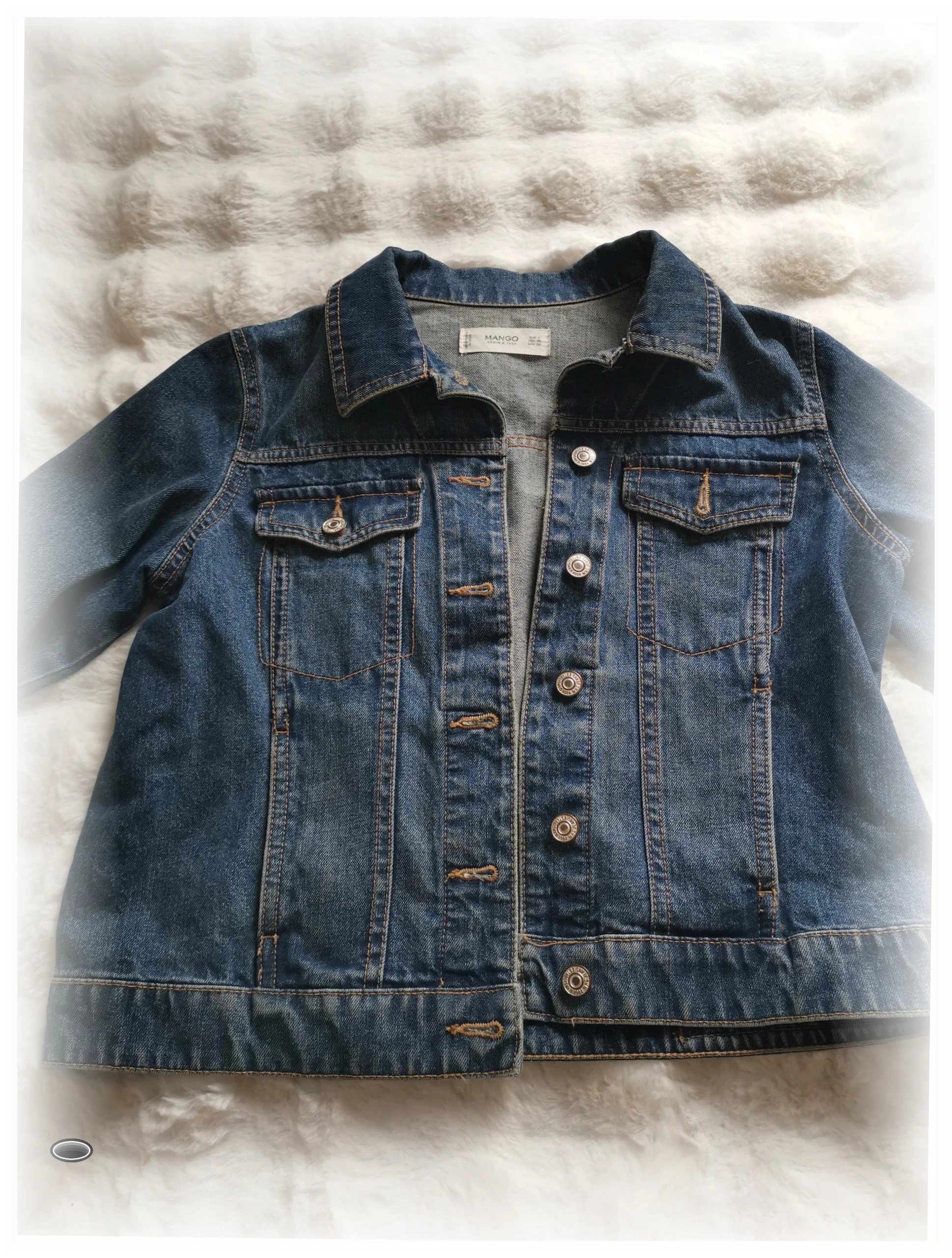 veste en jean denim mango taille s