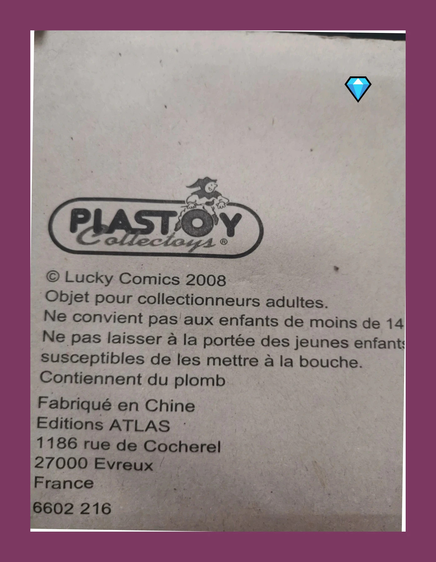 Figurine collector lucky luck comics 2008 neuf sous blister – Plastoy – taille Taille unique 4