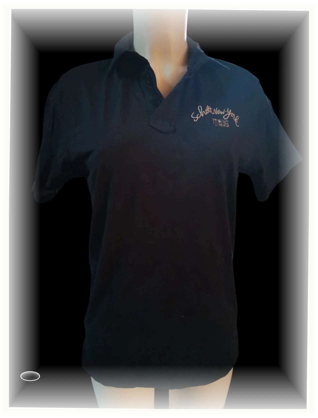 tee shirt schott taille s bleu nuit – Schott – taille S 2