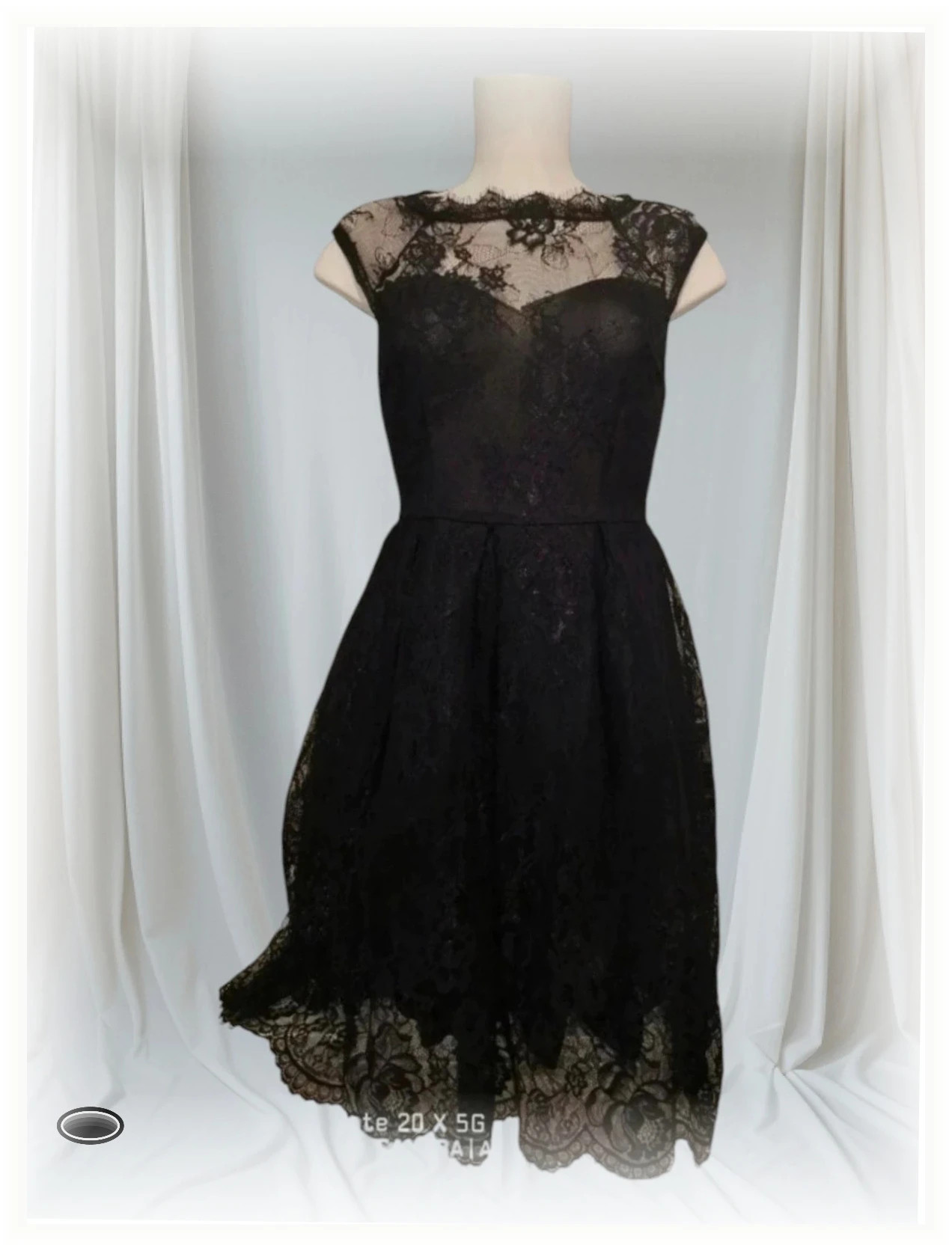 très belle robe taille s noir dentelle – taille S / 36 / 8 3
