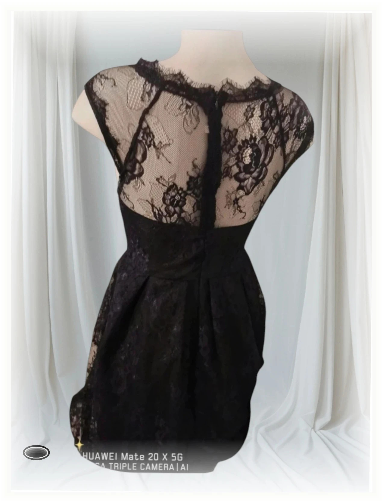 très belle robe taille s noir dentelle – taille S / 36 / 8 5