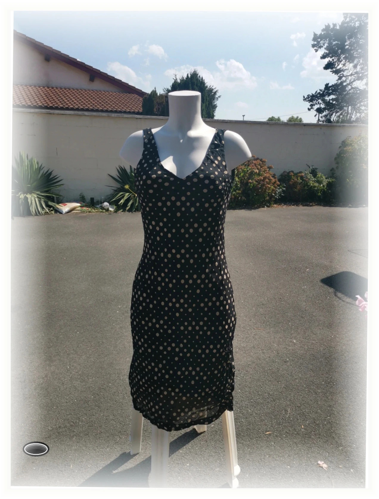 Très belle robe longue caroll taille 38