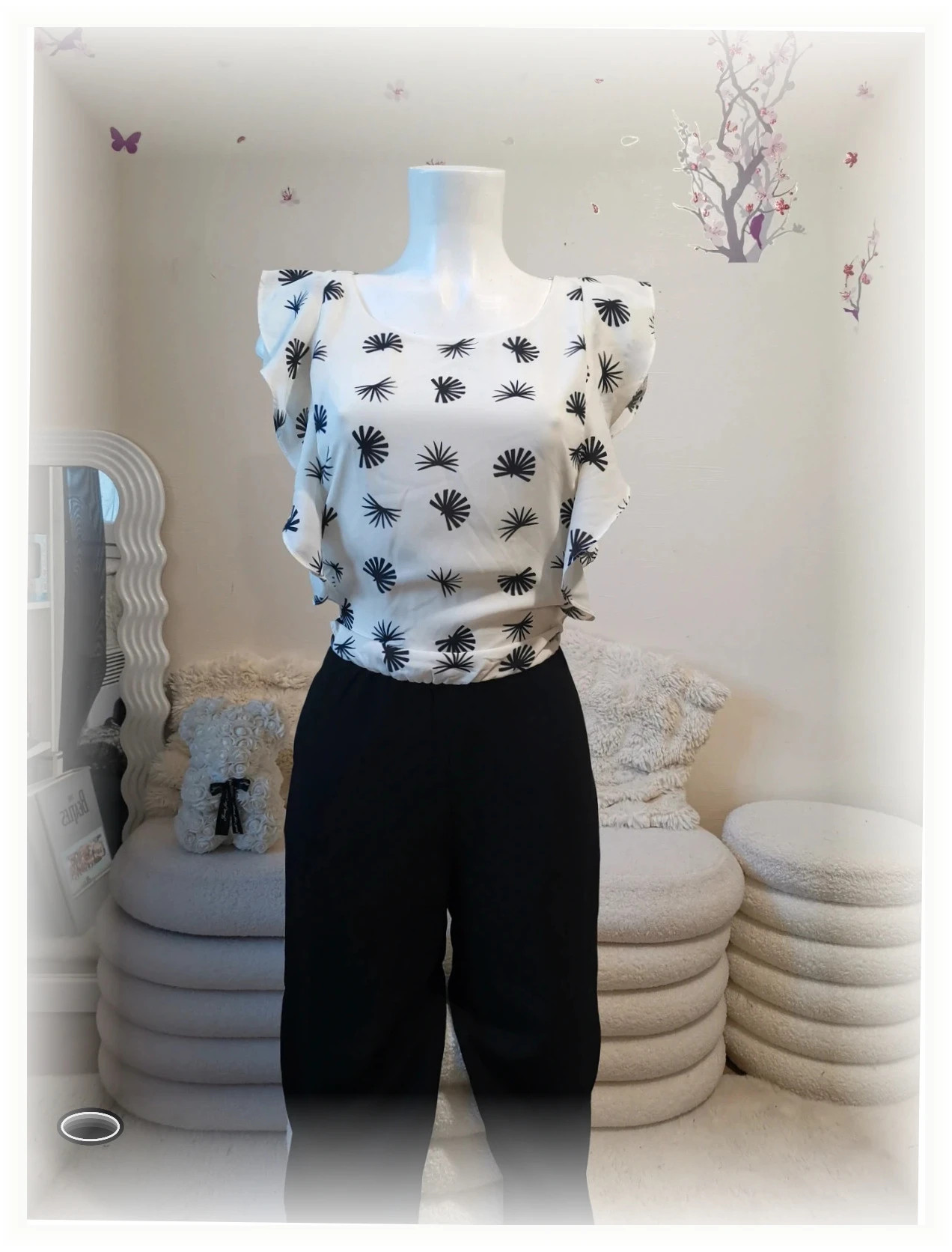 très belle robe combinaison pantalon élégante taille 36 grain de malice – Grain de Malice – taille S / 36 / 8 5