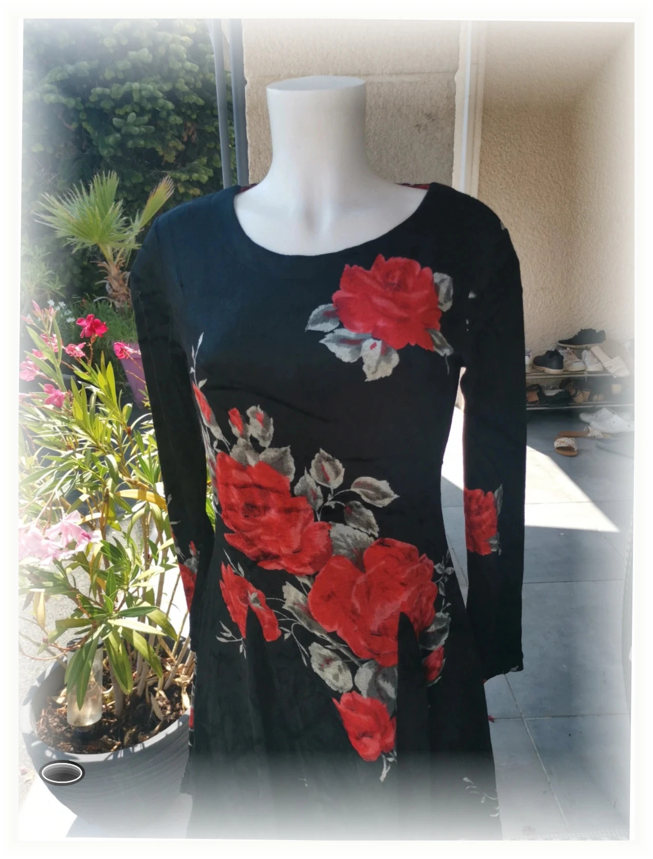 Très belle robe velour noir taille 38 Rene derhy – René Derhy – taille M / 38 / 10 4