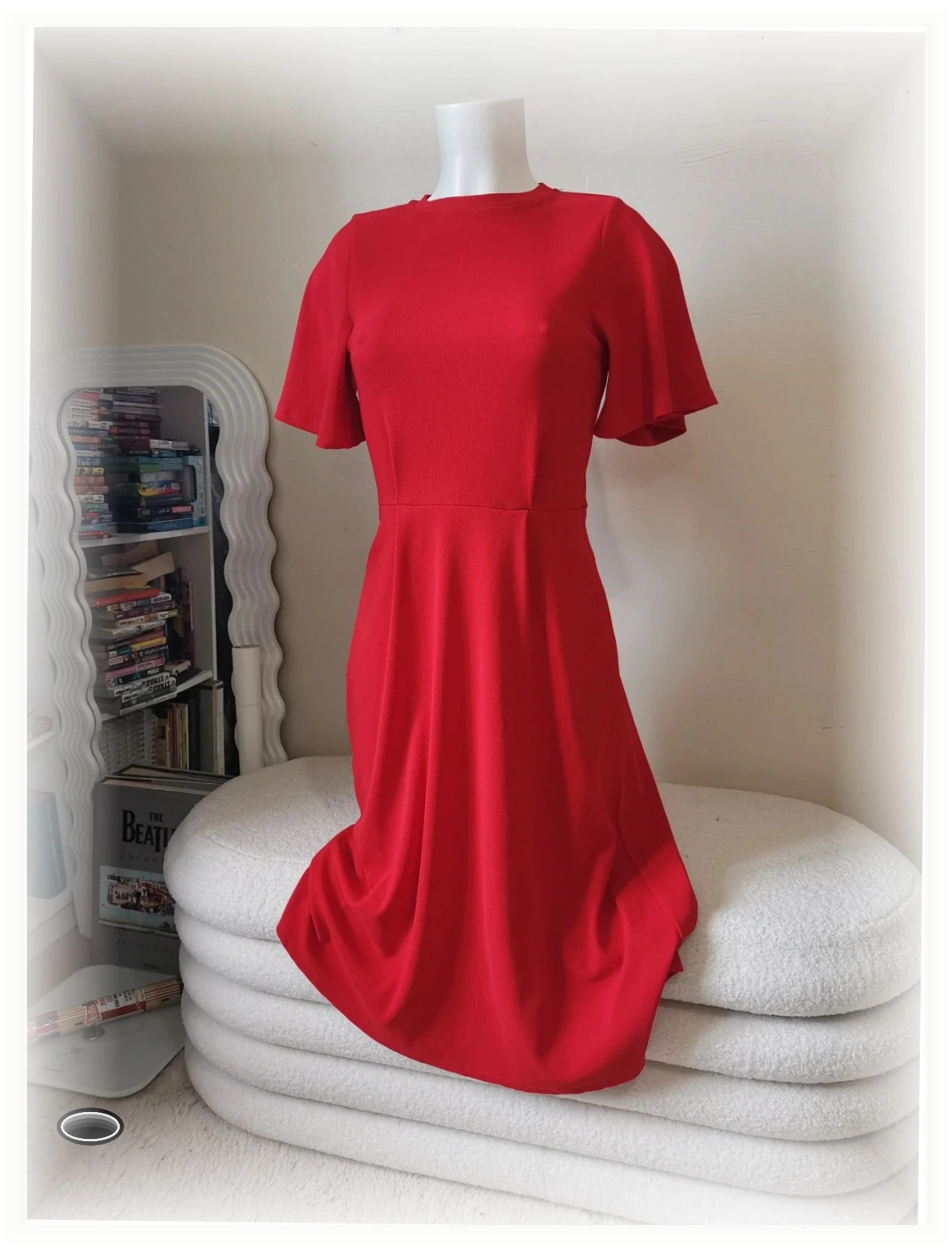 Très belle robe taille xs rouge h&m – H&M – taille XS / 34 / 6 3