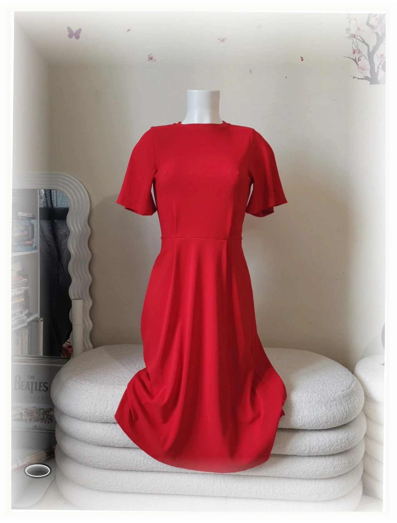 Très belle robe taille xs rouge h&m