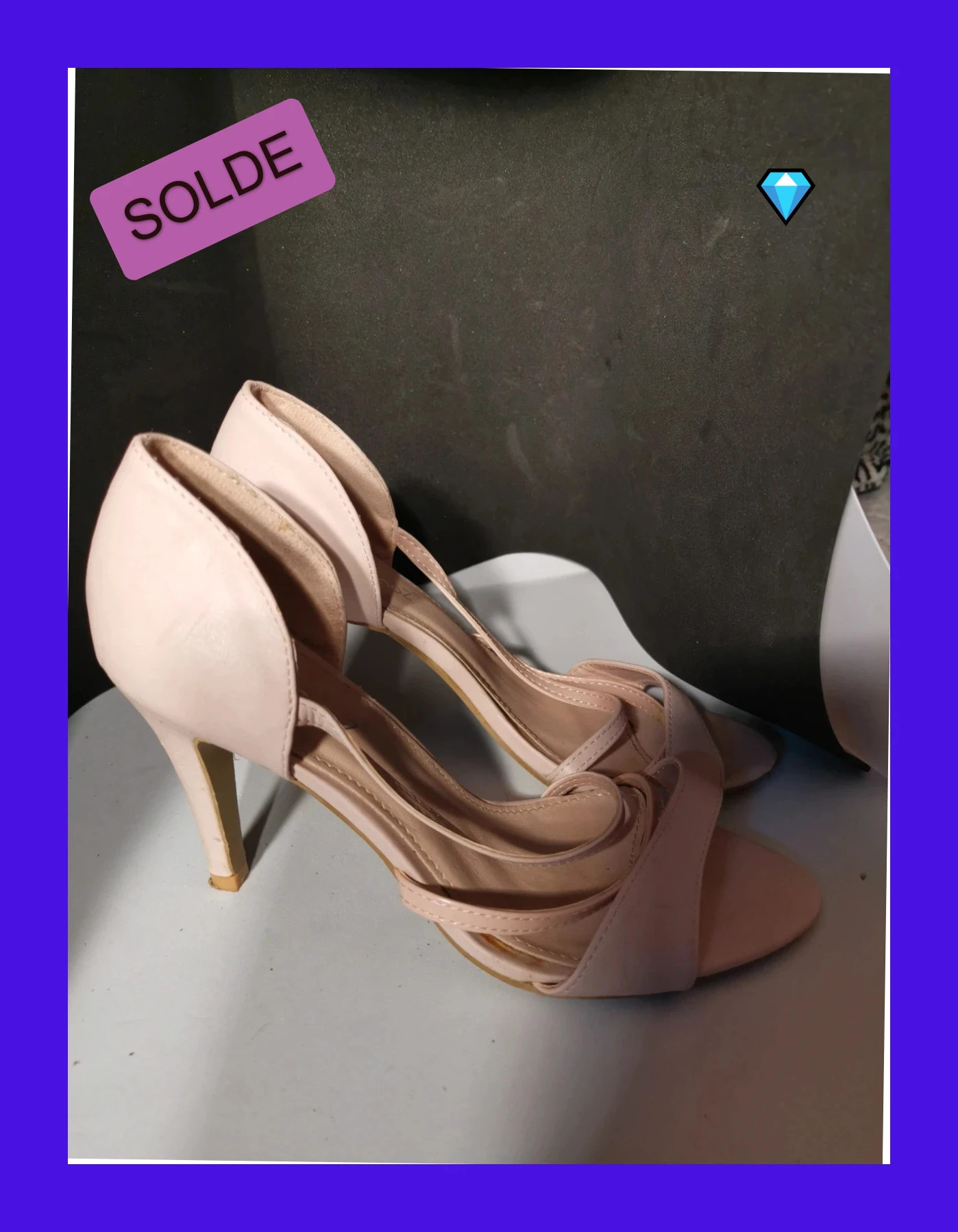 très beau escarpin beige feegooz taille 39 – FEEGOOZ – taille 39 3