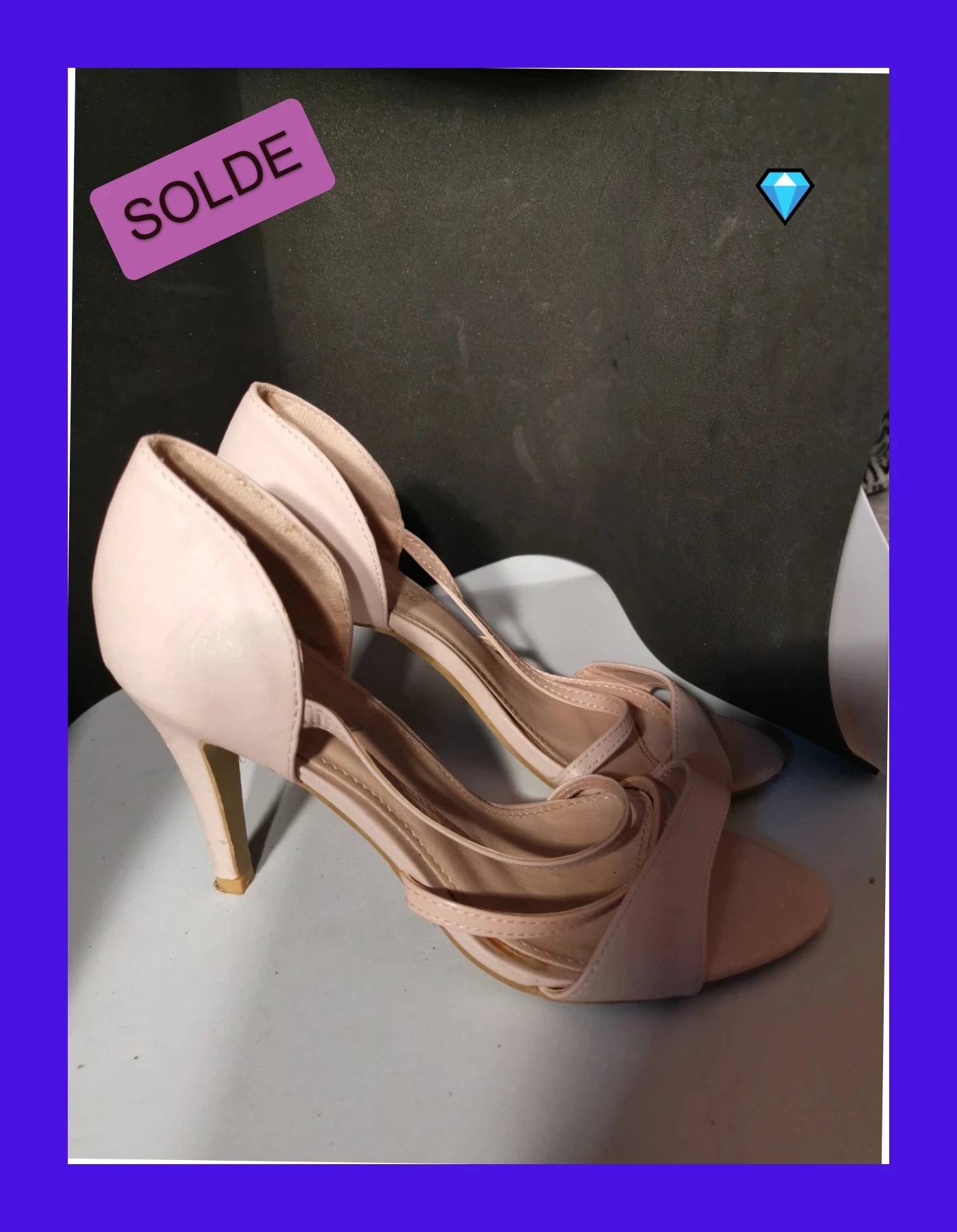 très beau escarpin beige feegooz taille 39 – FEEGOOZ – taille 39 4