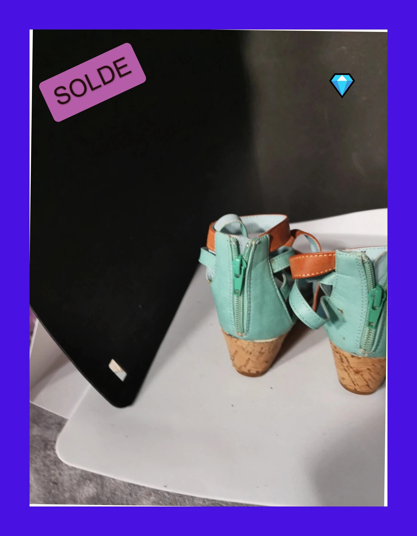 sandale compenser taille 32 girly – Girly shoes – taille 32 5