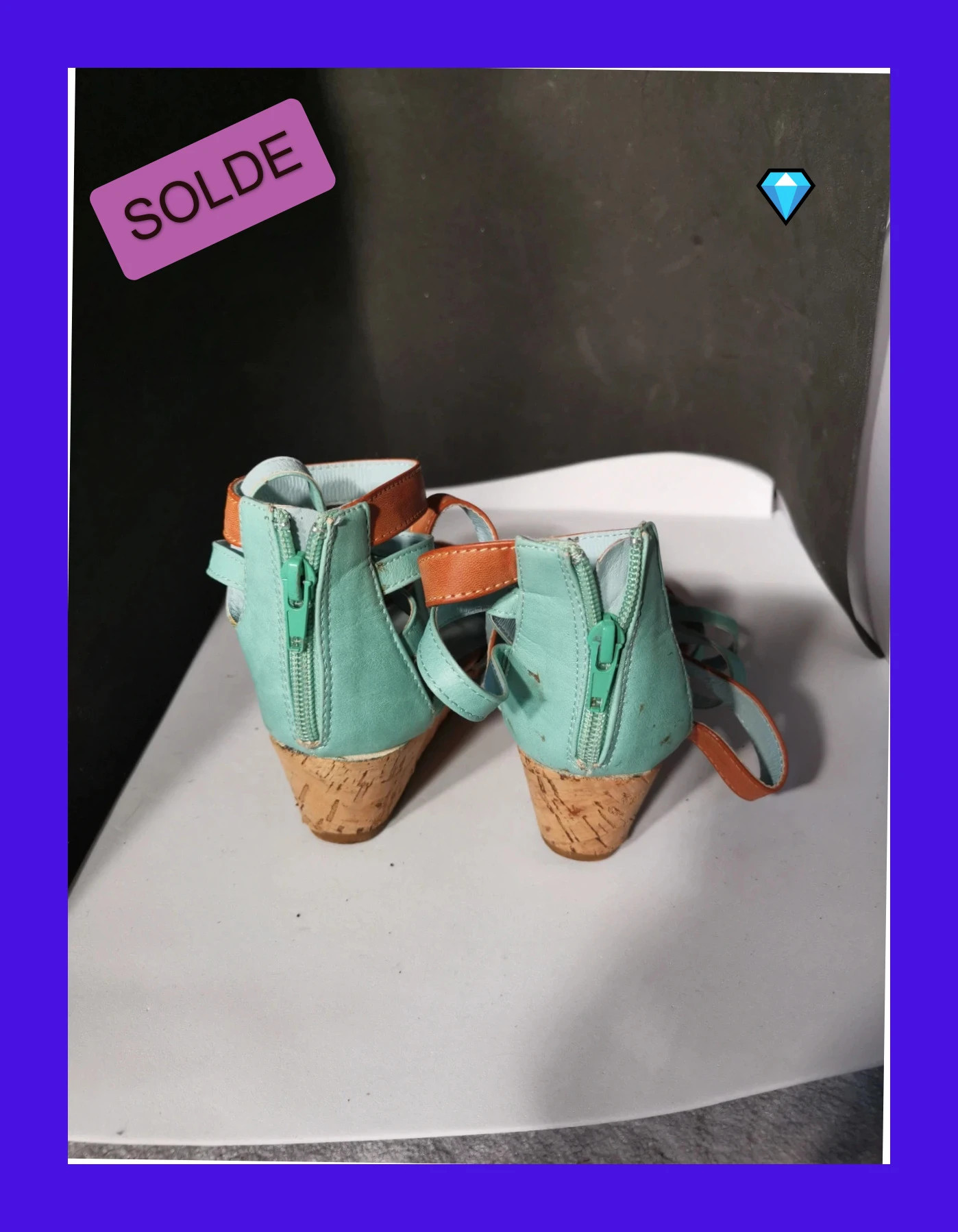 sandale compenser taille 32 girly – Girly shoes – taille 32 4