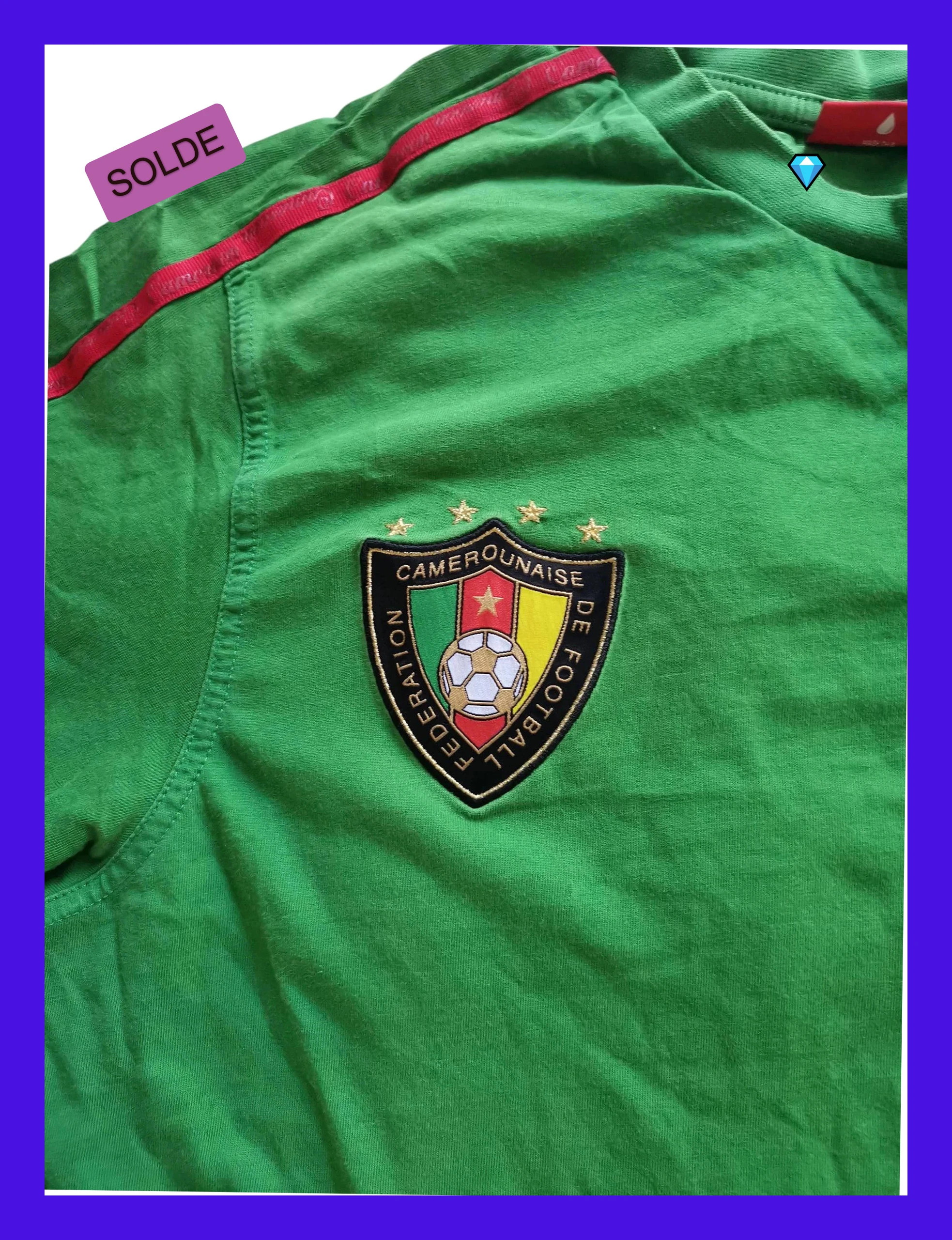 maillot fédération football Cameroun aise taille L vintage vert puma – Puma x AMI – taille L 5