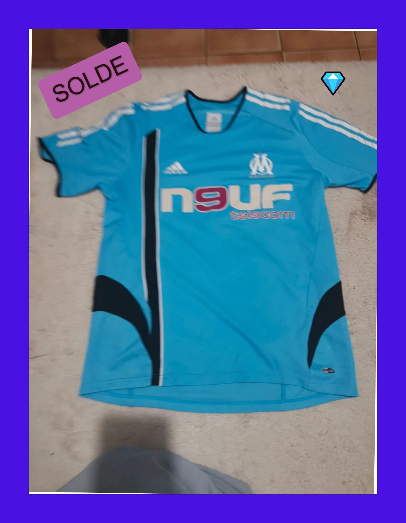 Maillot de foot Marseille adidas taille M – adidas – taille M 2