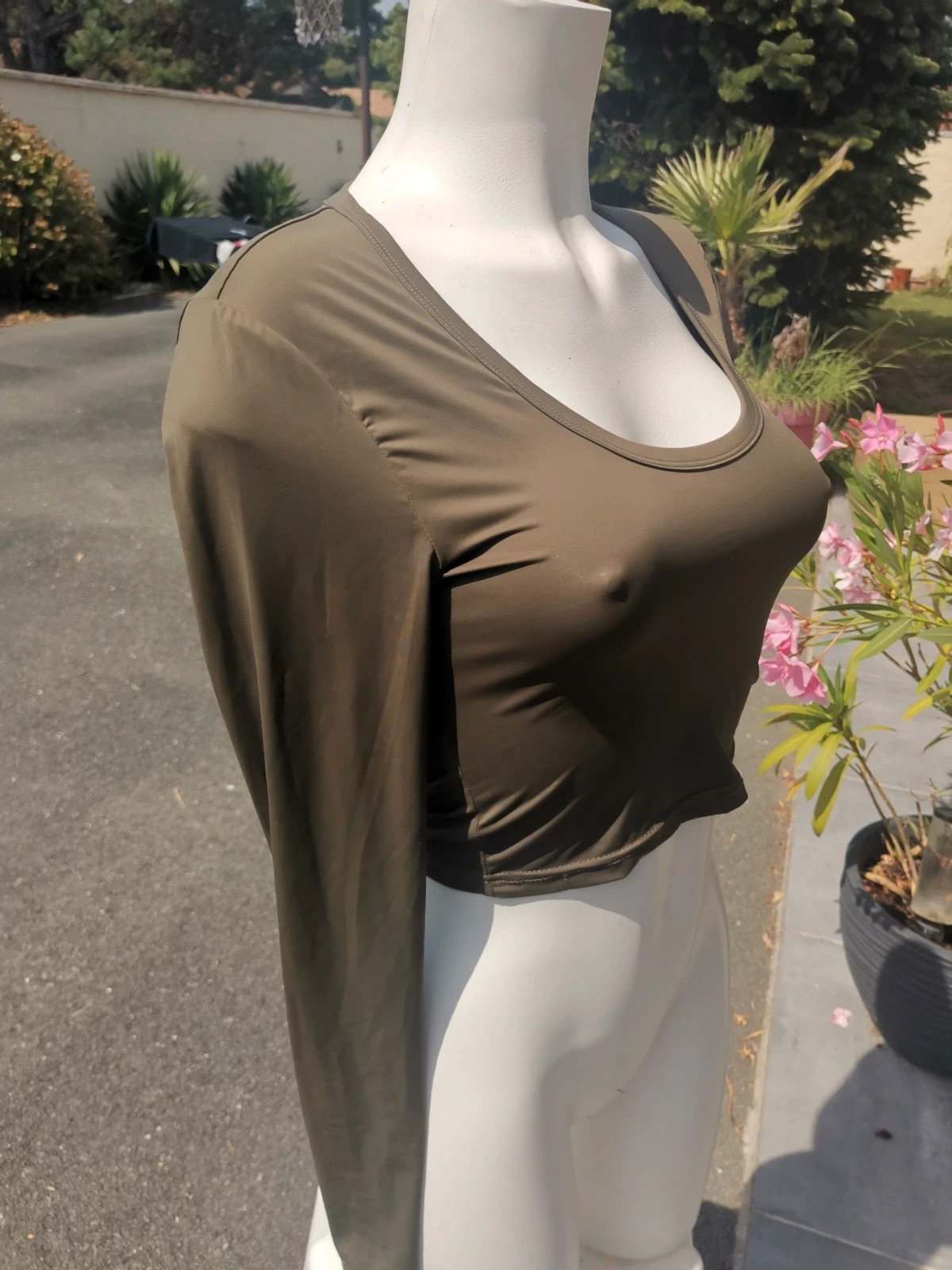 Très joli haut vert kaki taille s – Shein – taille S / 36 / 8 4
