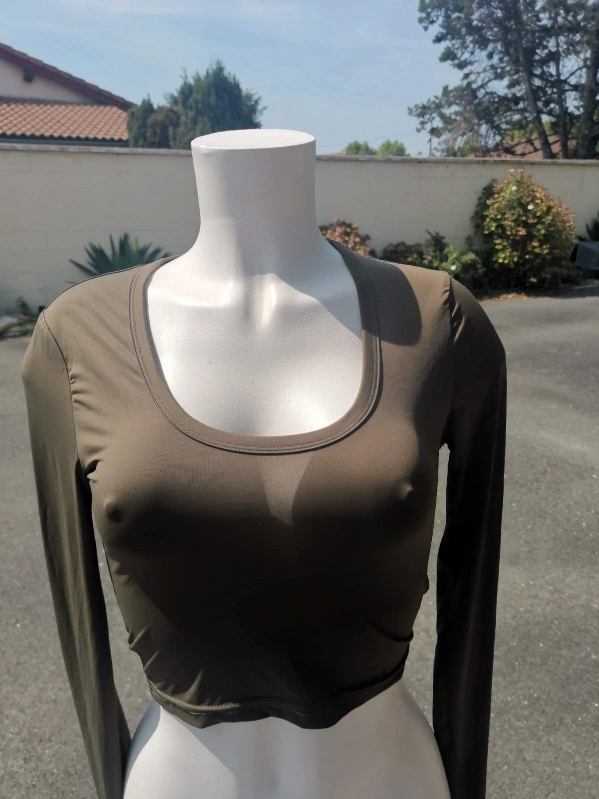 Très joli haut vert kaki taille s – Shein – taille S / 36 / 8 3