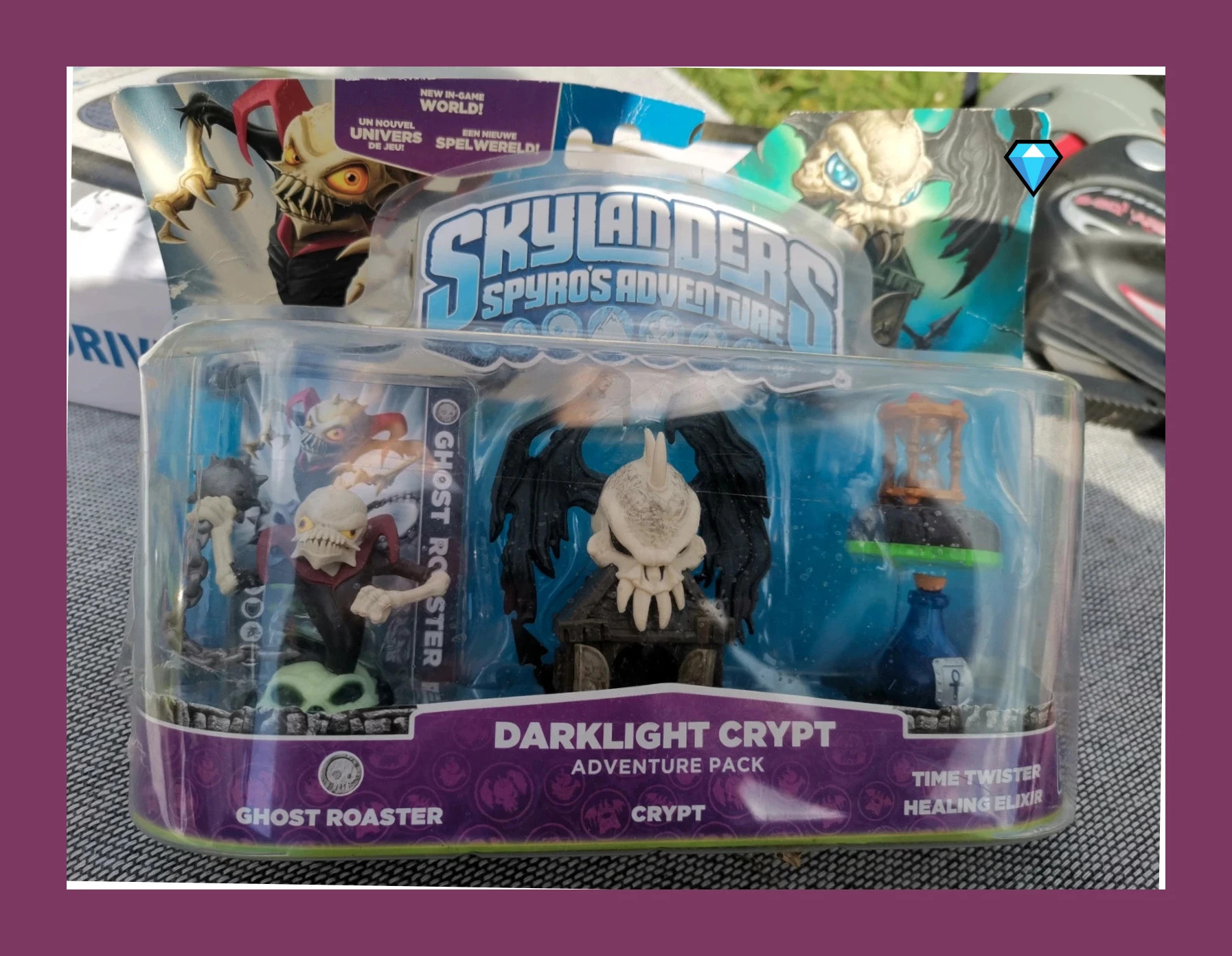 Skylanders - Spyro's Adventure Darklight Crypt Pack neuf mais la boîte est abîmé comme sur la photo – Skylanders – taille Taille unique 2