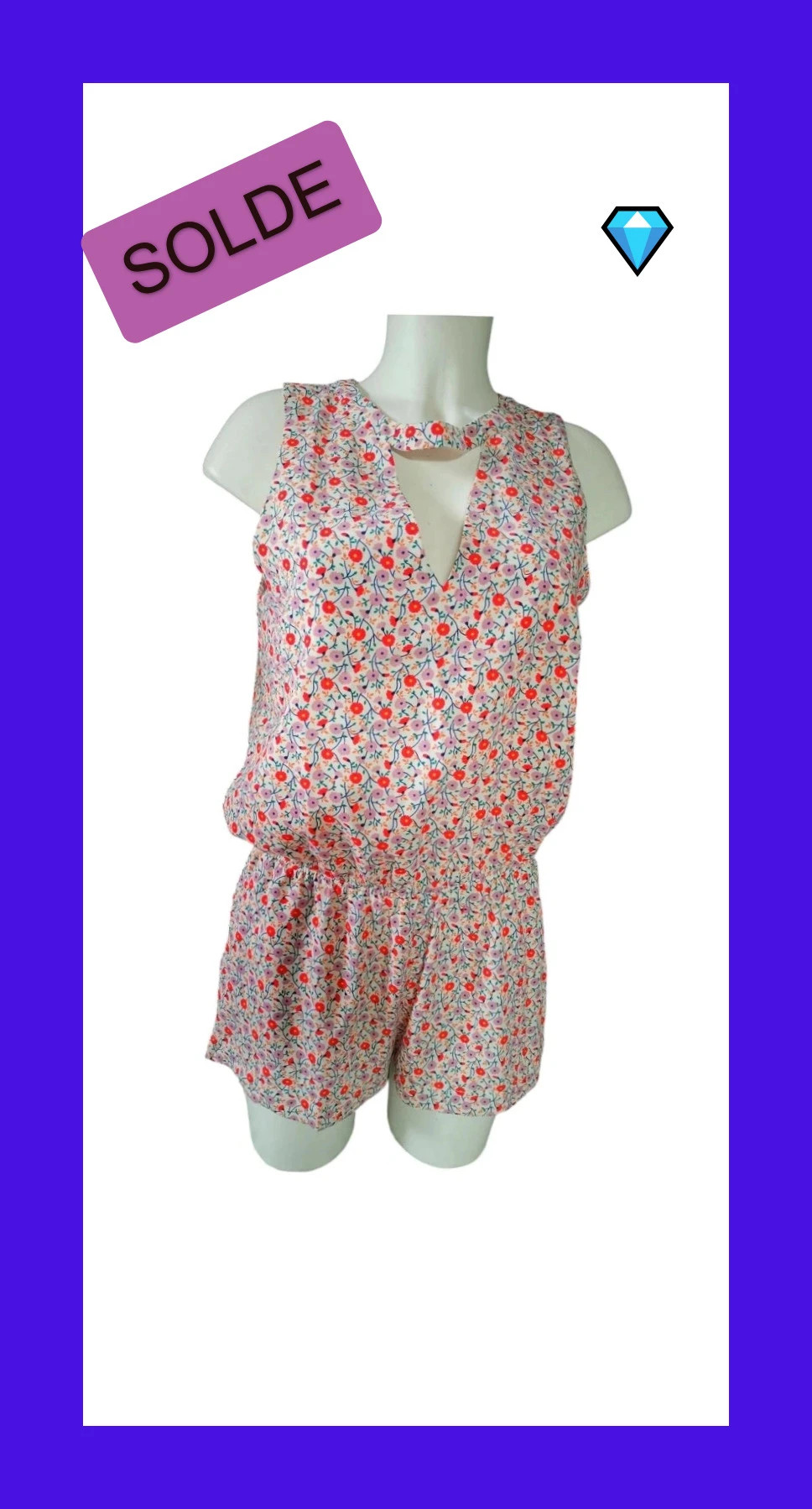 très belle combinaison short taille M les petites paris – les petites – taille M / 38 / 10 3