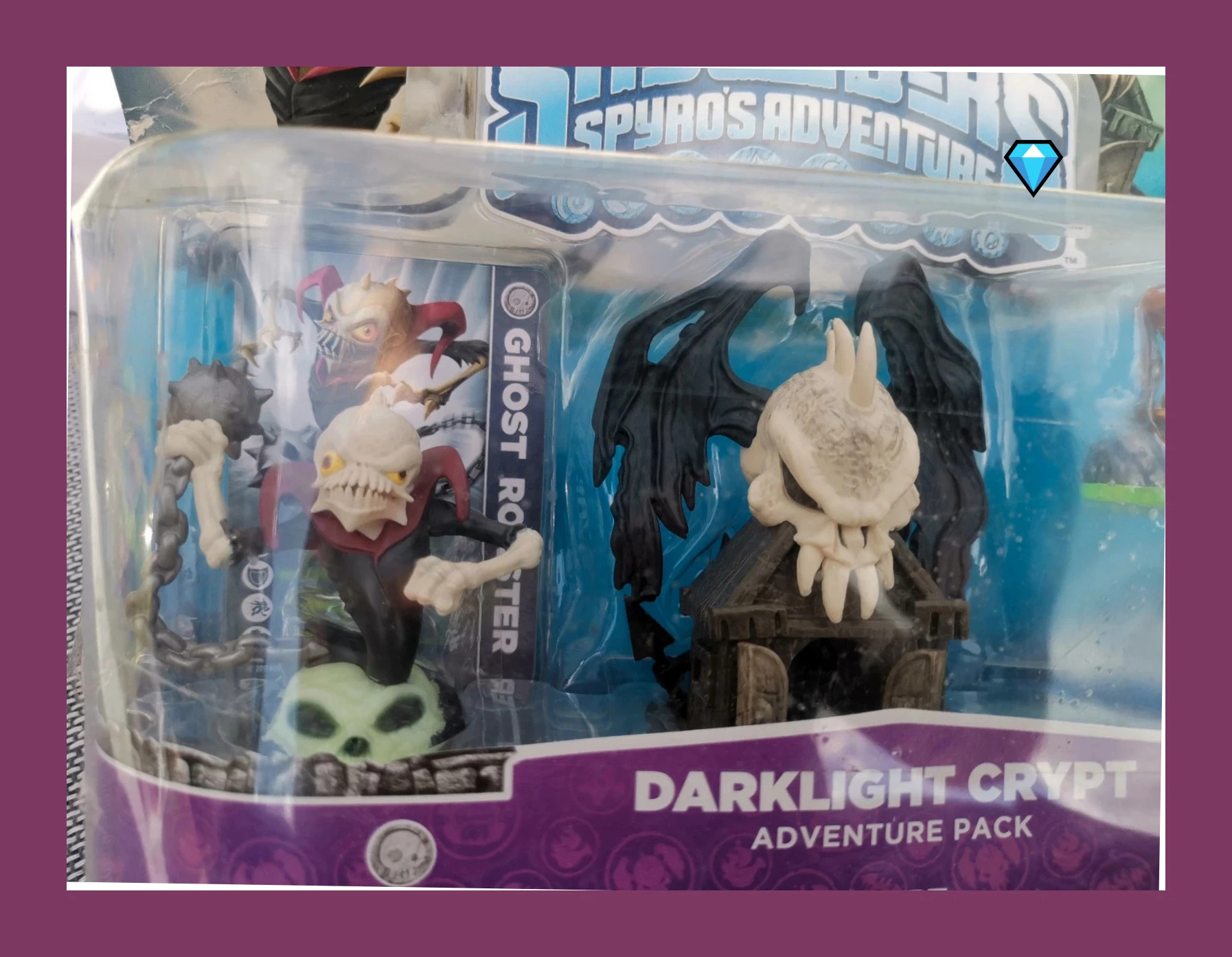 Skylanders - Spyro's Adventure Darklight Crypt Pack neuf mais la boîte est abîmé comme sur la photo – Skylanders – taille Taille unique 3