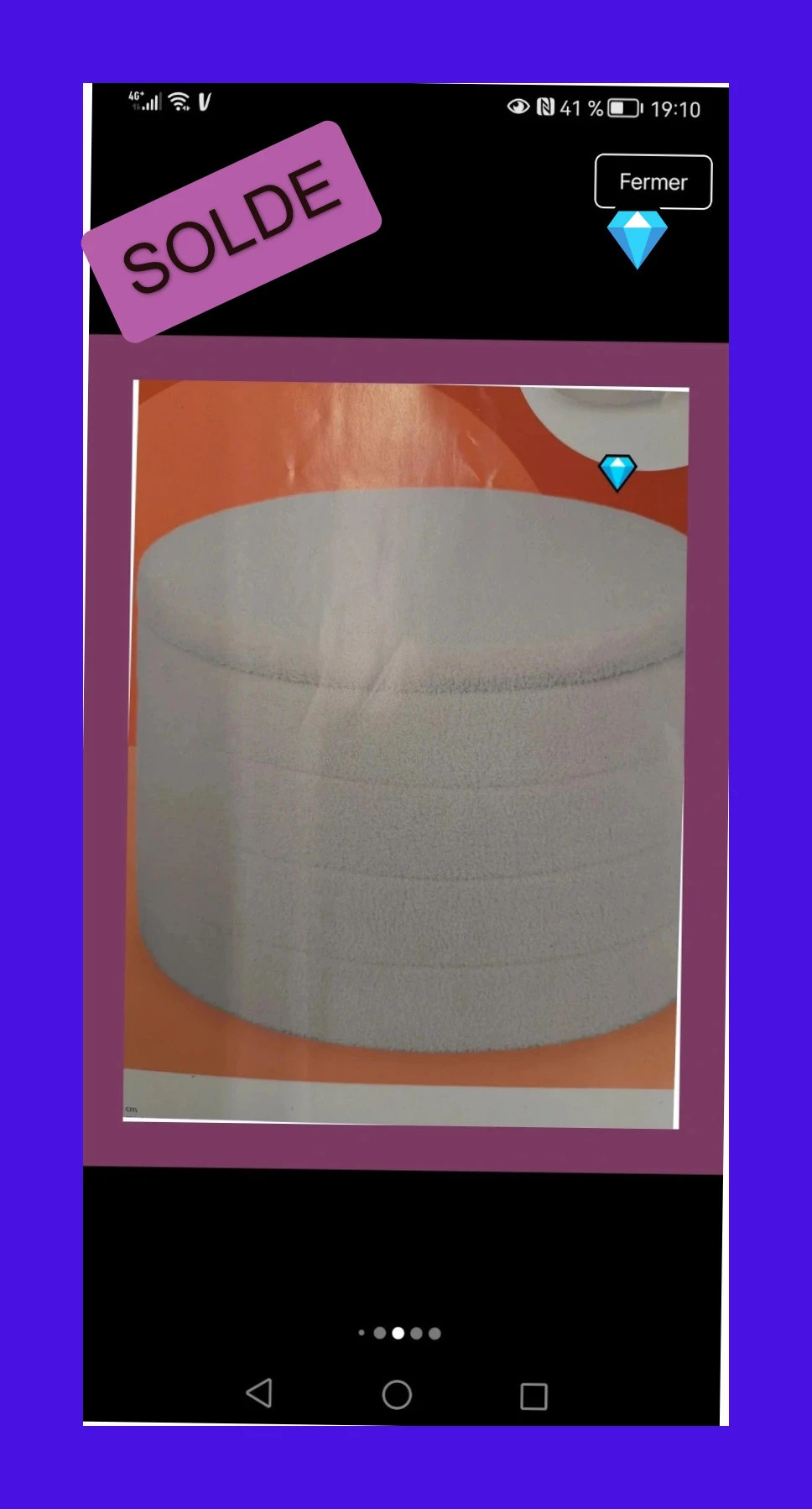 très grand coffre pliable neuf 56 cm diamètre