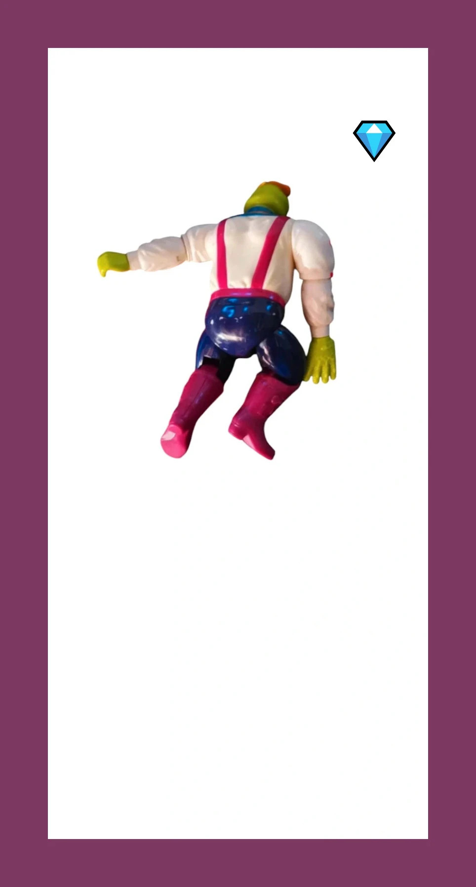 Moustachu Handle Bar Serveur BraveStarr vintage Mattel 1986 – Mattel – taille Taille unique 4