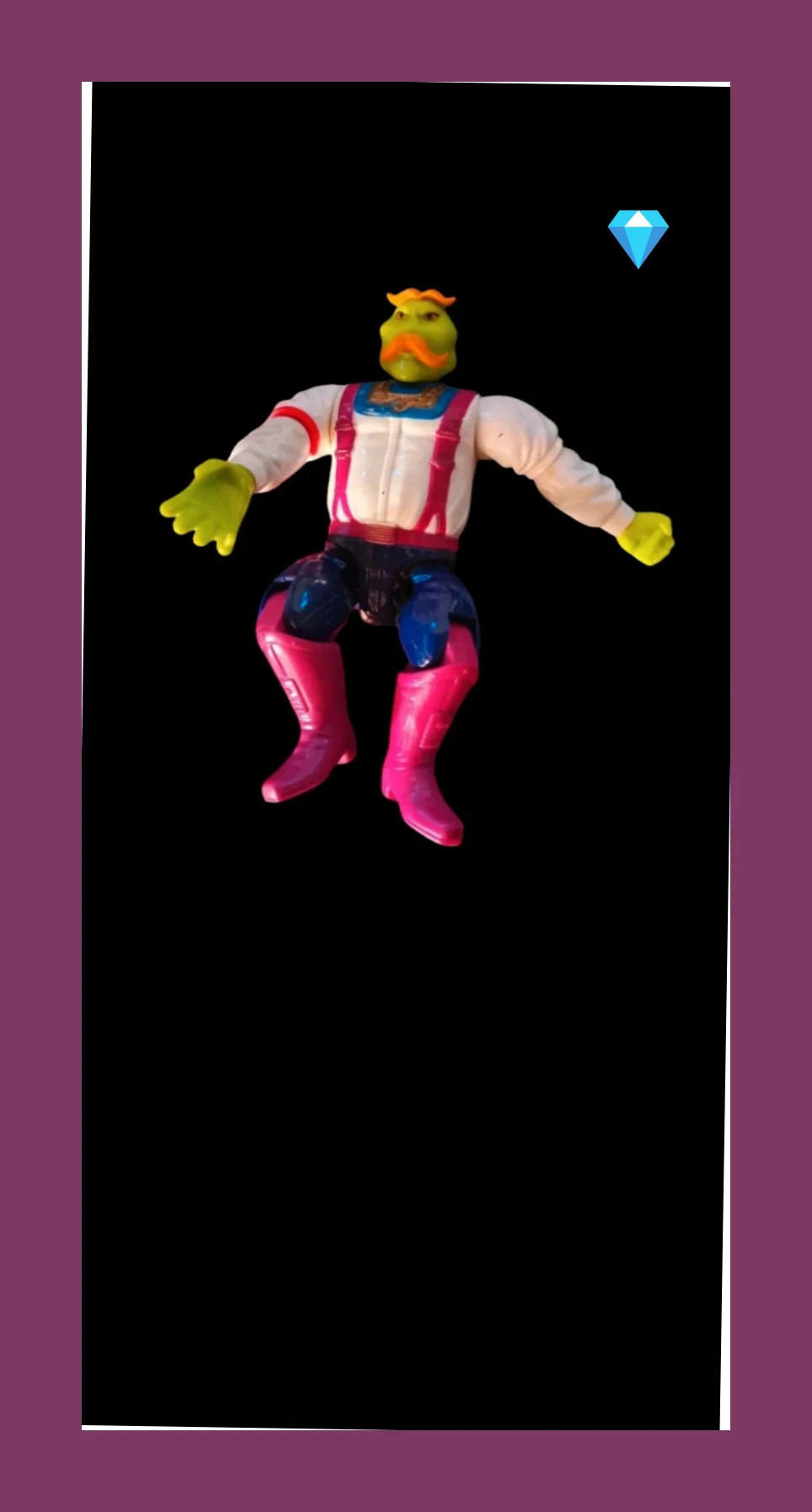 Moustachu Handle Bar Serveur BraveStarr vintage Mattel 1986 – Mattel – taille Taille unique 5