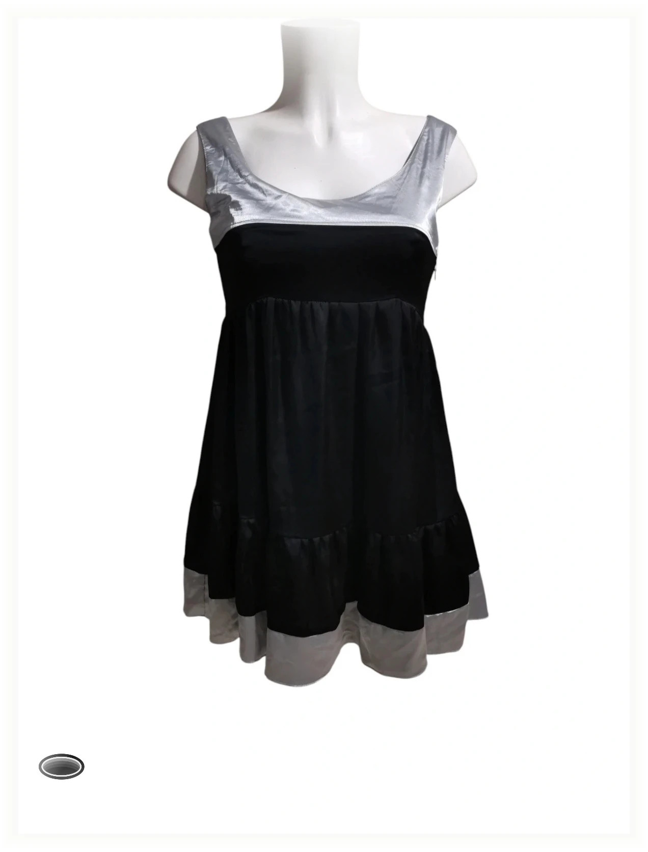 très belle robe taille s noir argenté rubamore taille s – Rubamore – taille S / 36 / 8