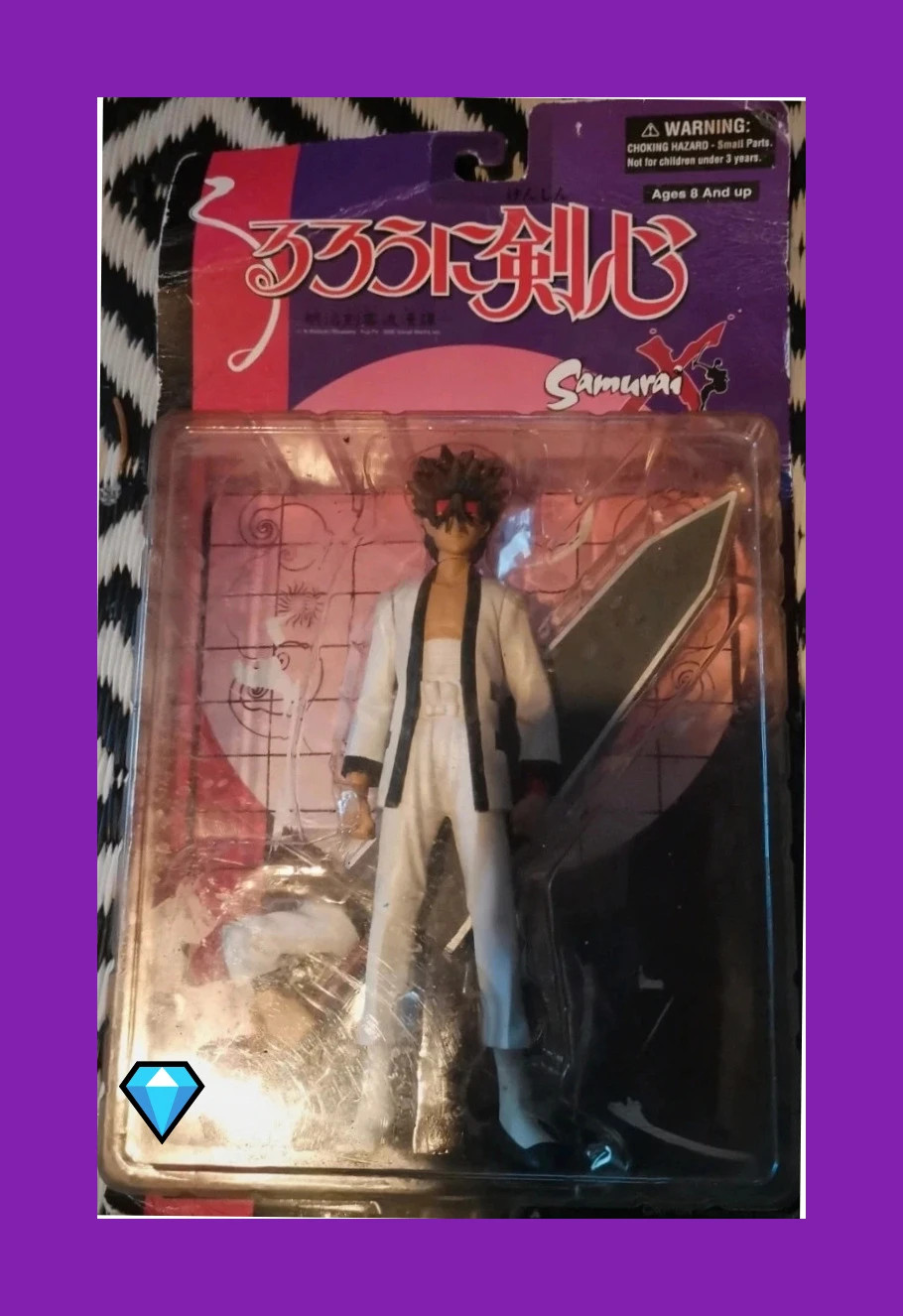 figurine vintage Samurai X Rurouni kenshin Sanosuke action figure dans sa boîte jamais ouverte