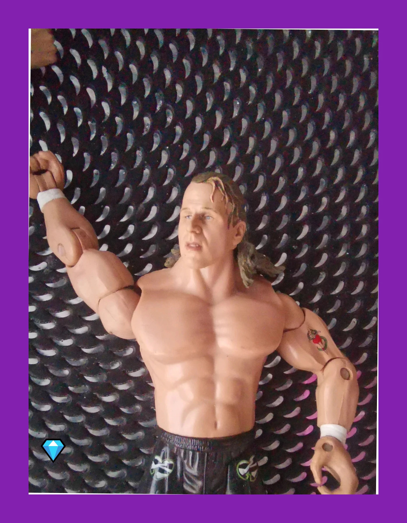 Figurine articulée HBK Shawn Michaels DX Ruthless Aggression - WWE 2004 Jakks – WWE – taille Taille unique 4