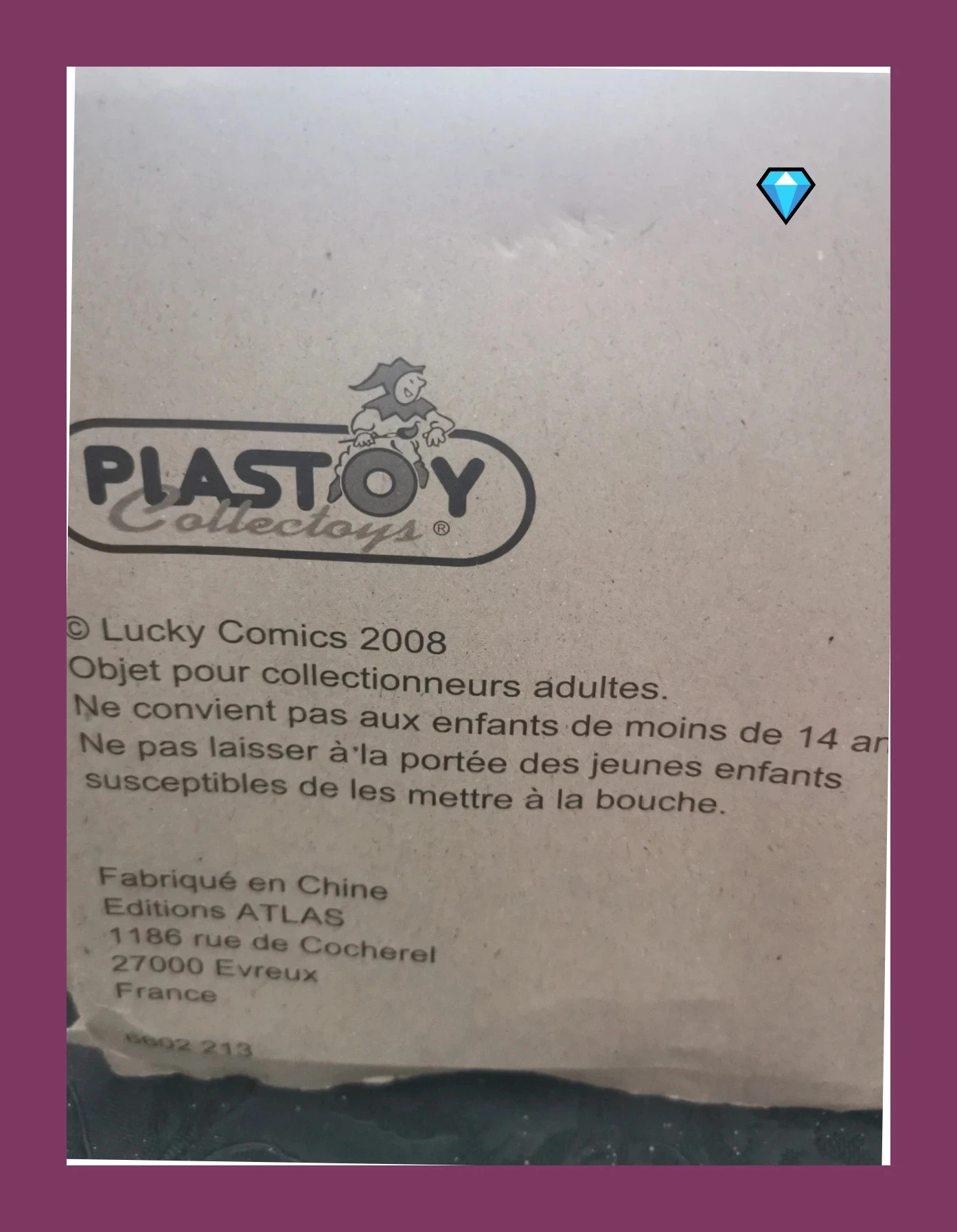 Figurine collector lucky luck comics 2008 neuf sous blister – Plastoy – taille Taille unique 5