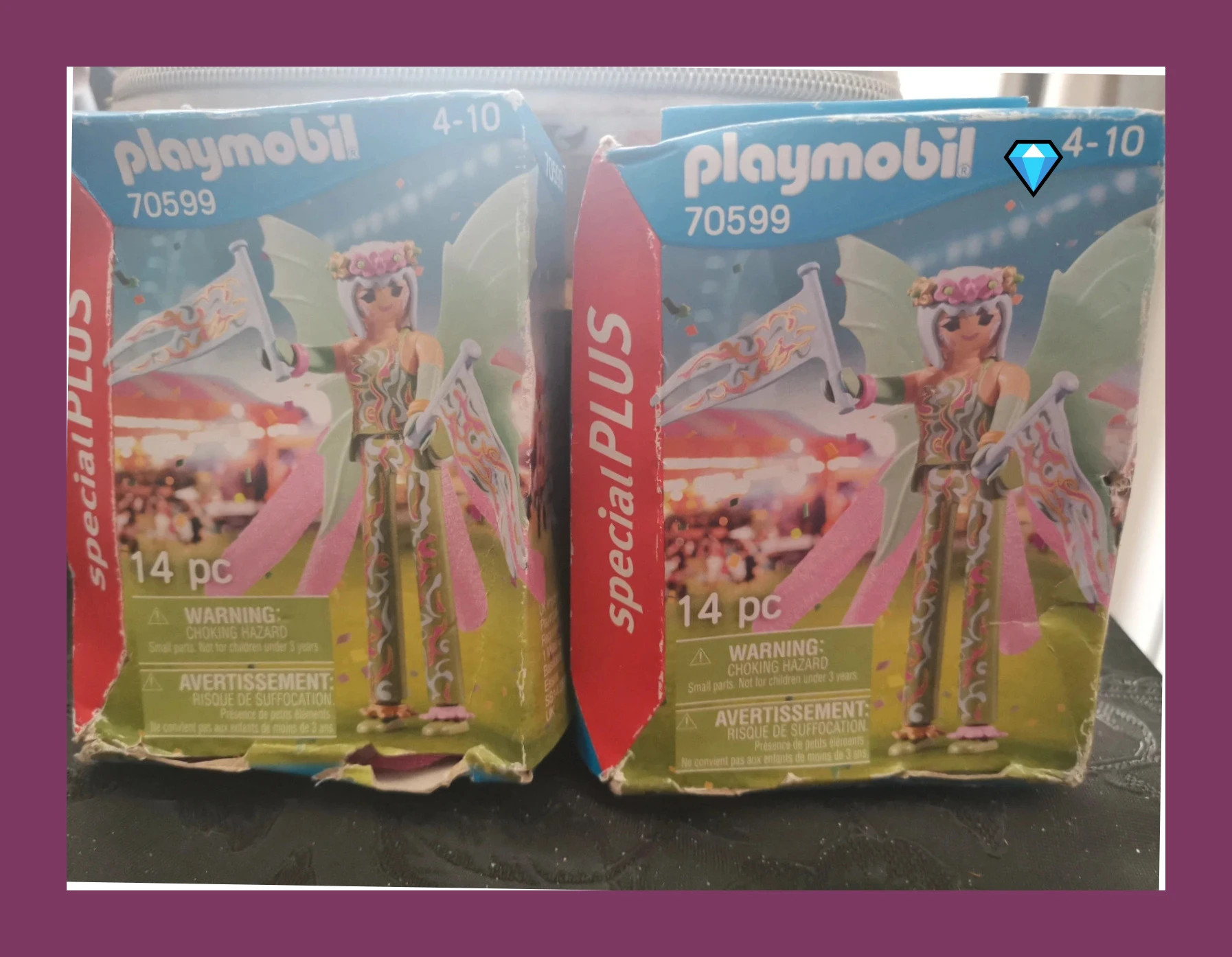 Lot de 2 playmobils 70599 14pc dans chaque