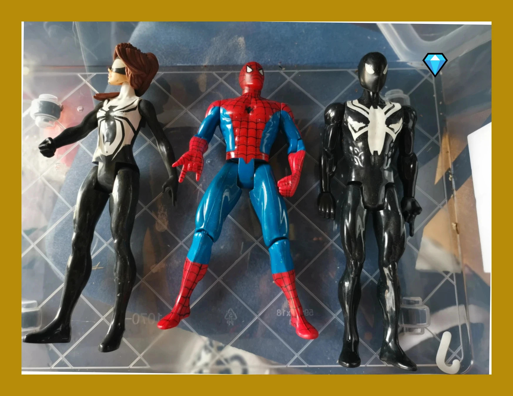 Lot figurine Spiderman – Spiderman – taille Taille unique 3
