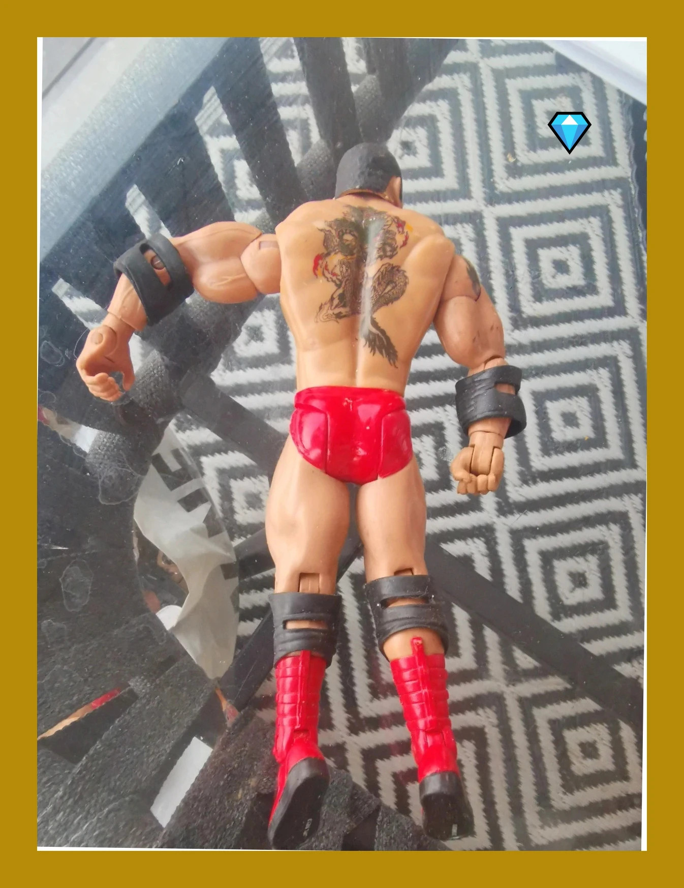 Figurine de catch wwe Batista Jakks 2007 – WWE – taille Taille unique 3