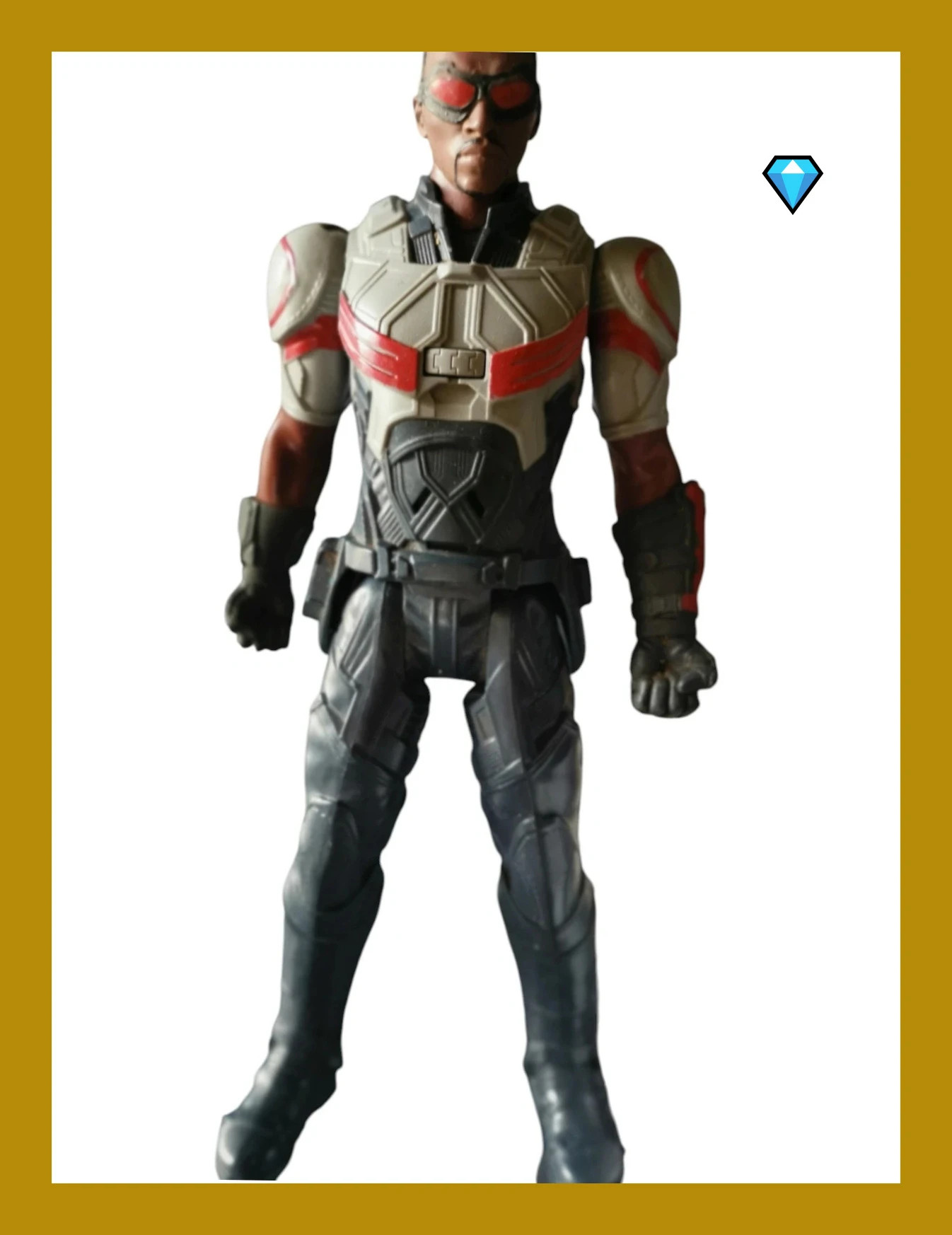 Figurine articulée électronique Falcon Marvel Civil War Titan Hero série 12 e