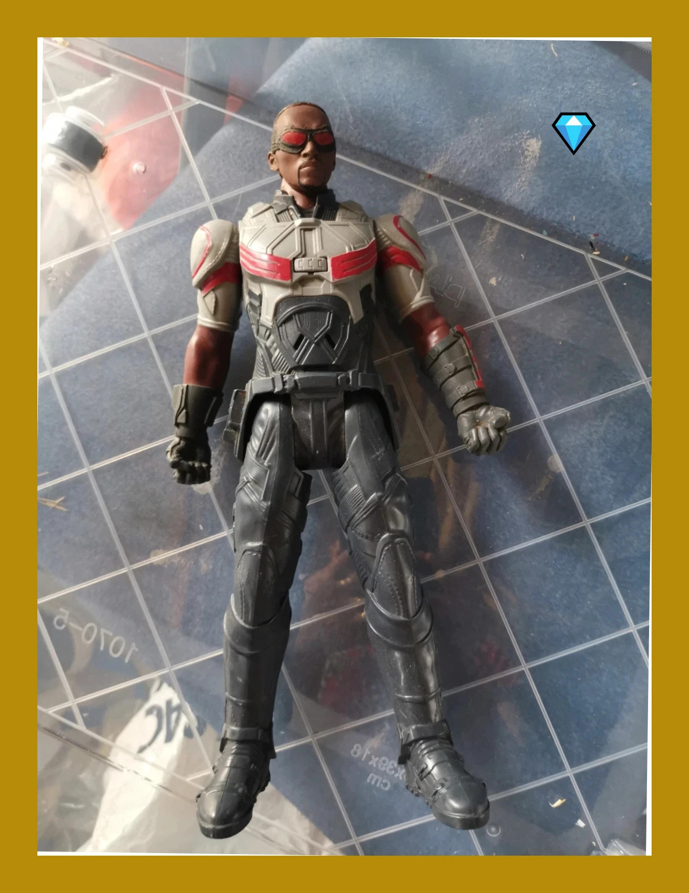 Figurine articulée électronique Falcon Marvel Civil War Titan Hero série 12 e – Marvel – taille Taille unique 5