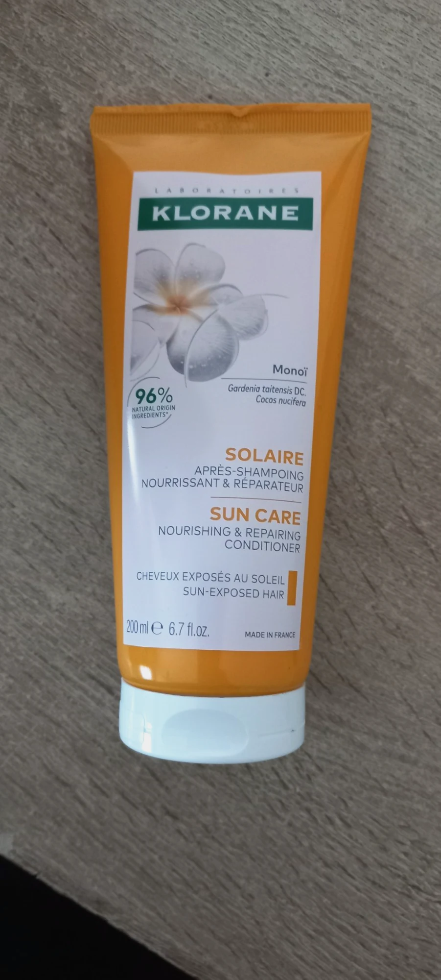 apres shampoing monoï