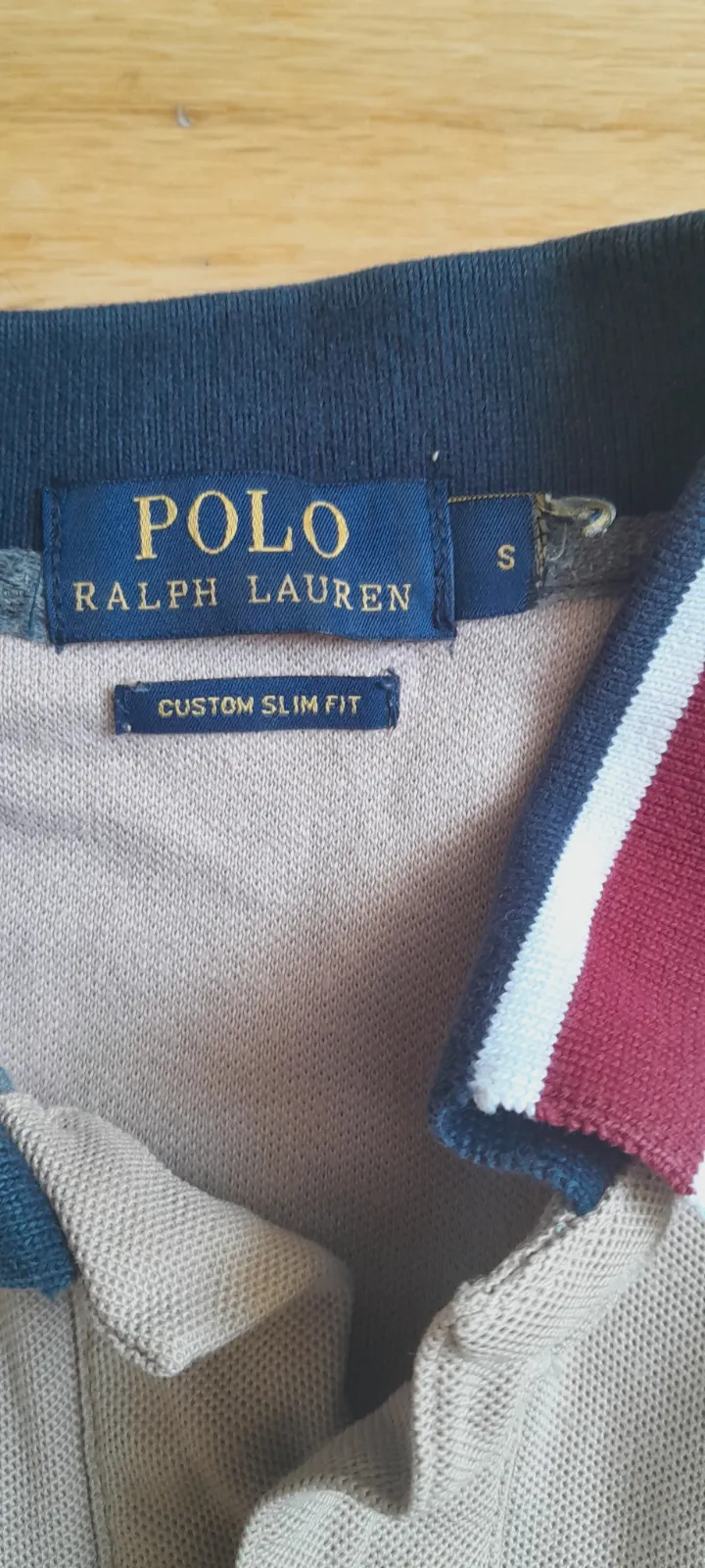 Polo Polo Ralph Lauren beige Custom Slim Fit taille S – Polo Ralph Lauren – taille S 3