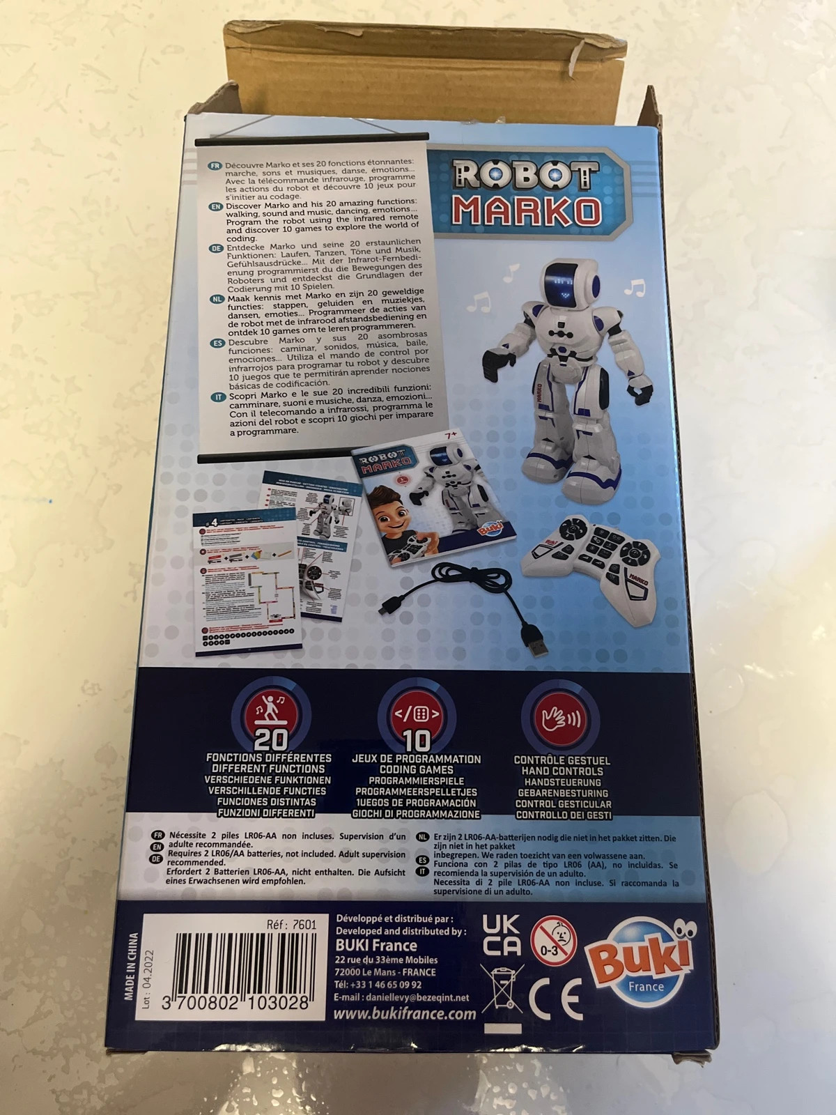 Robot télécommandé marko – Buki – taille Taille unique 5