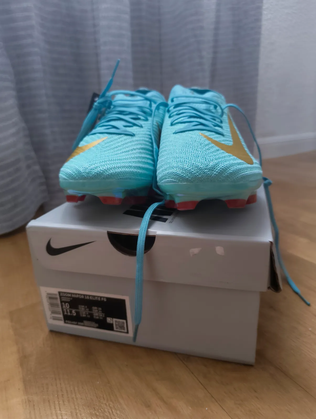 Nike Zoom Vapor 16 Elite FG Turquoise Gold – Nike – taille EU 44 2