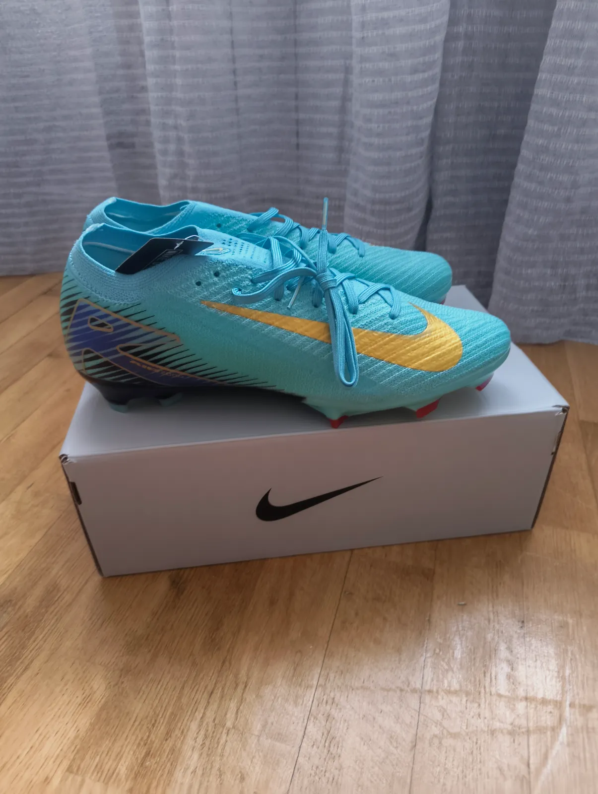 Nike Zoom Vapor 16 Elite FG Turquoise Gold – Nike – taille EU 44 5