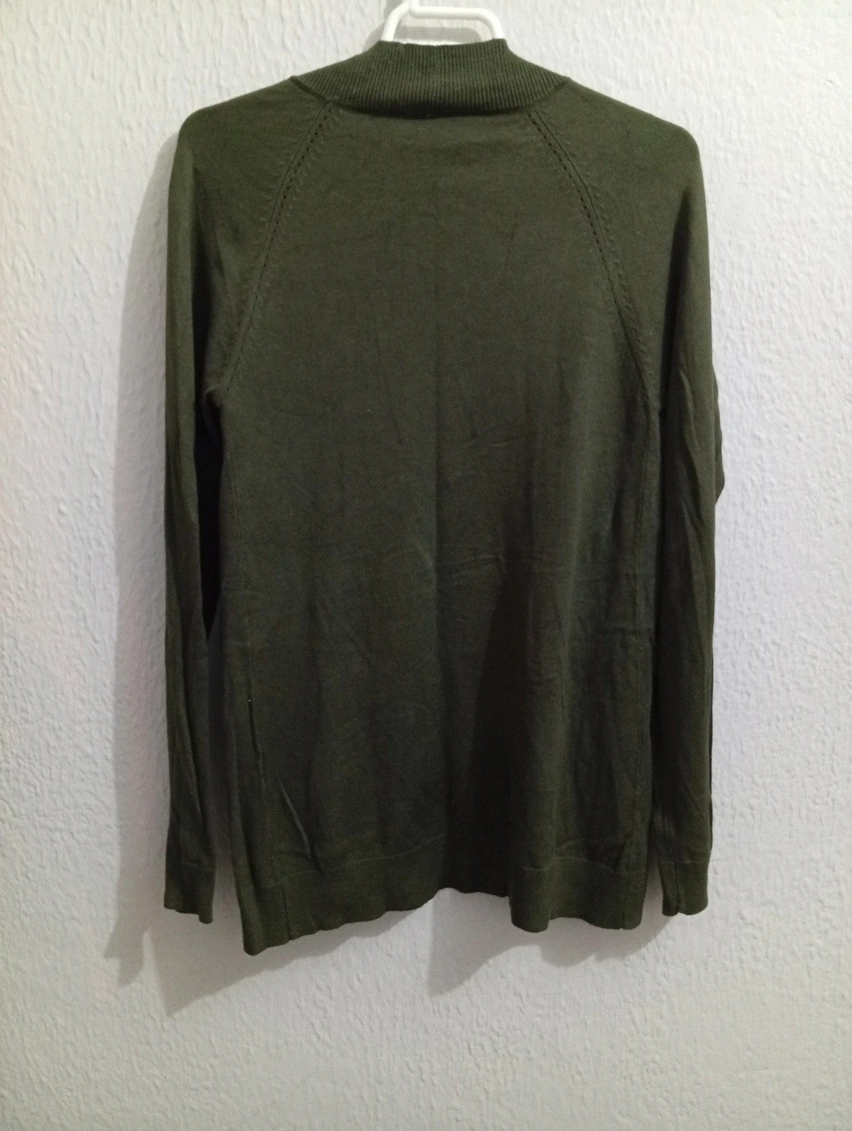 Orsay open-front knitted cardigan in a beautiful olive green colour. Size M. – ORSAY – taille M / 38 / 10 2