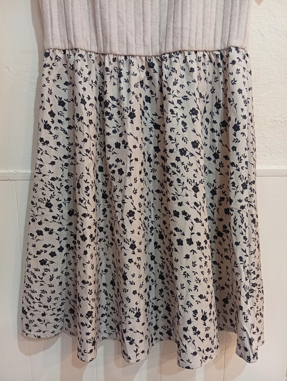Floral patchwork dress - Size M. – taille M / 38 / 10 3
