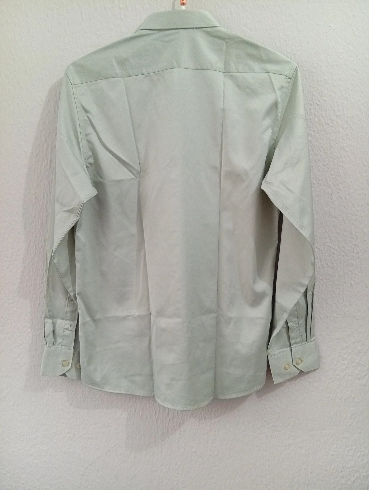 Mint green long-sleeve shirt, size M. – taille M 2