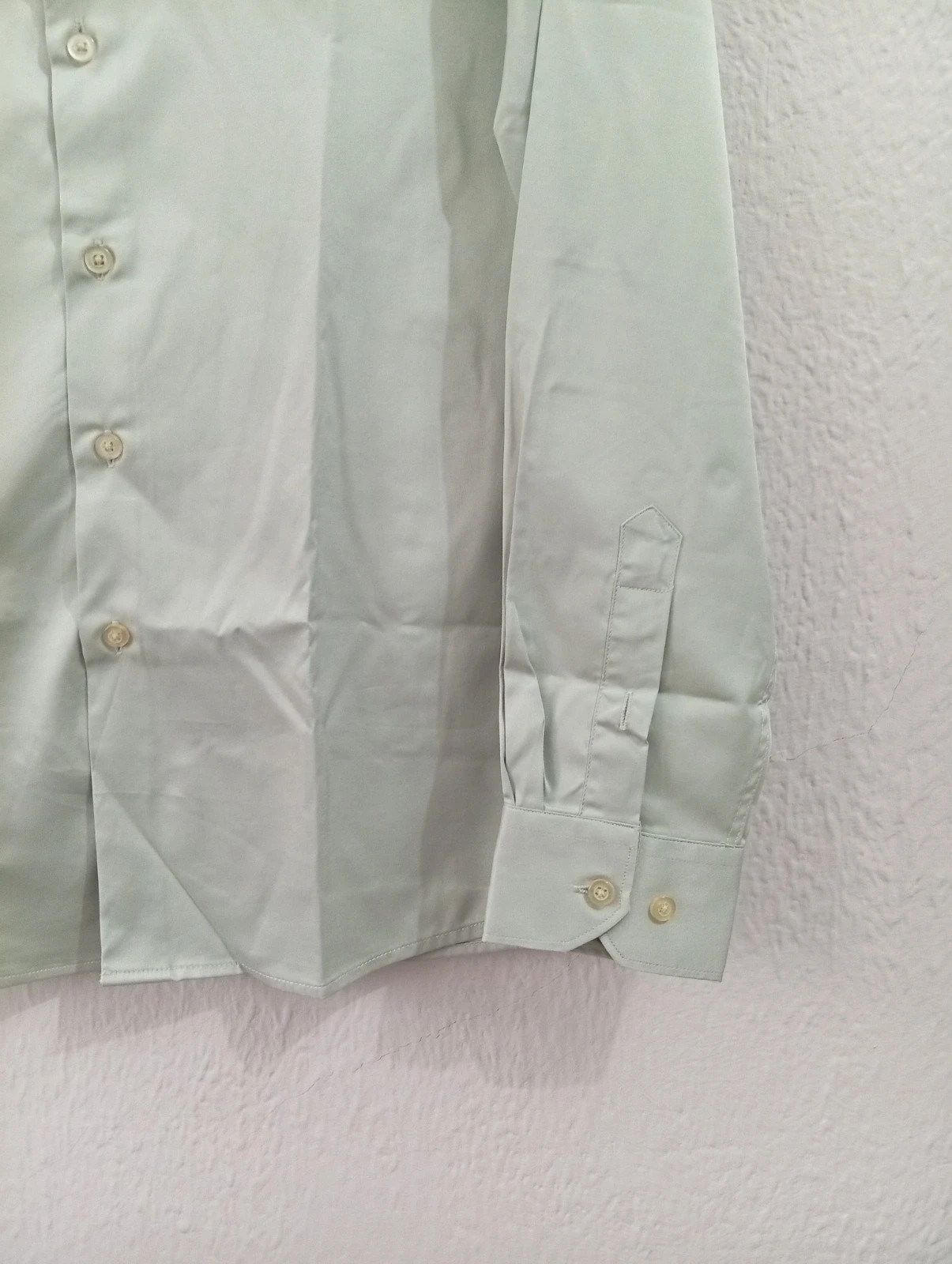 Mint green long-sleeve shirt, size M. – taille M 4