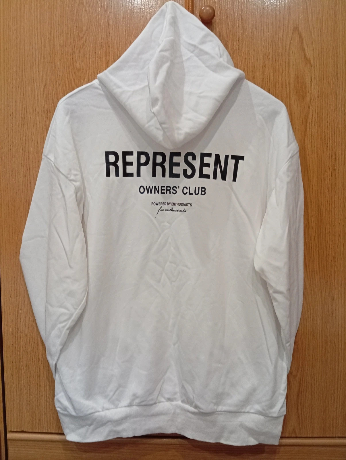 White Represent Owners’ Club Hoodie – Size L – taille L 3